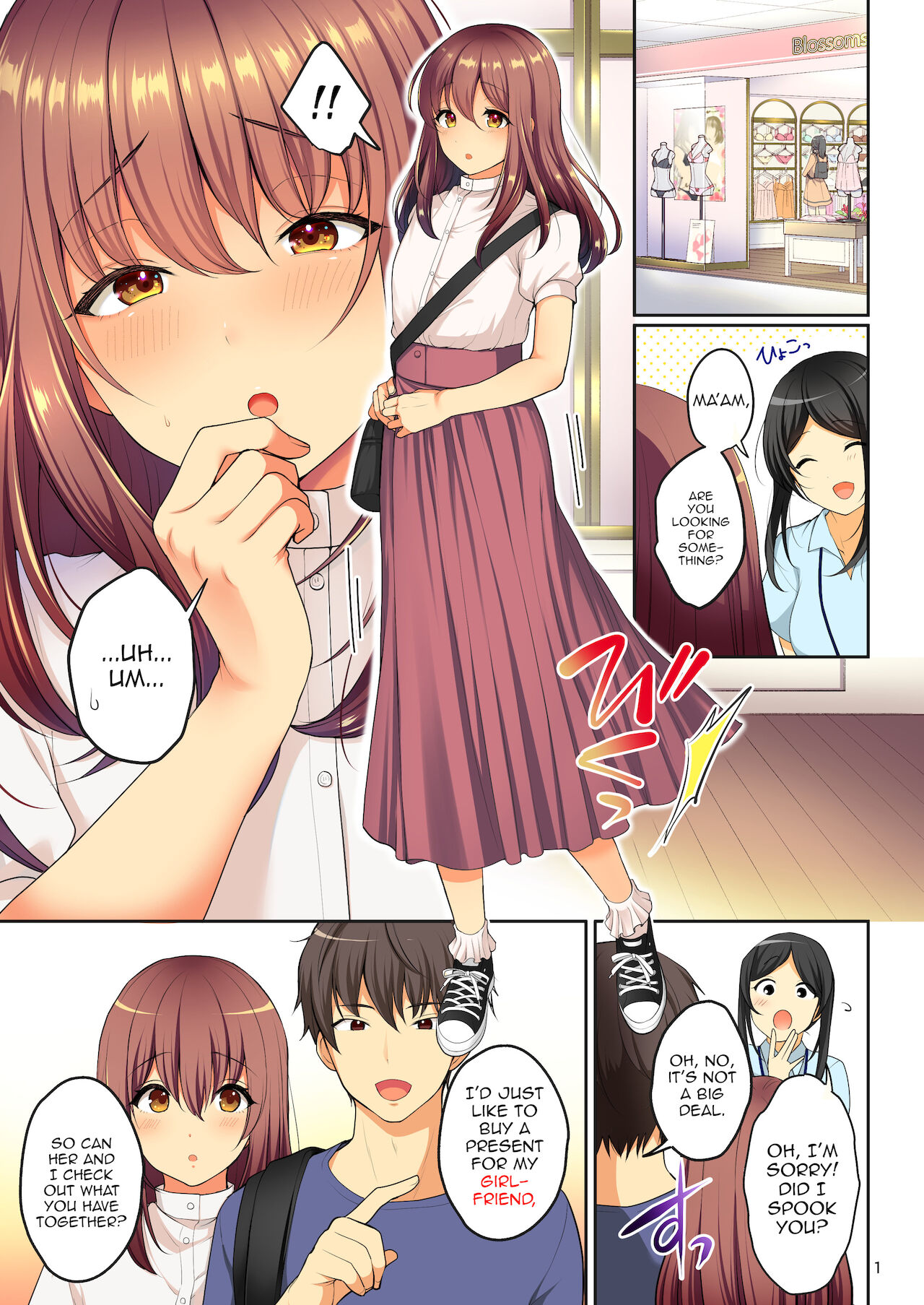 [Kakukonoka (Menoko)] Senpai no Oppai ~Josou Date Hen~ [English] image number 2