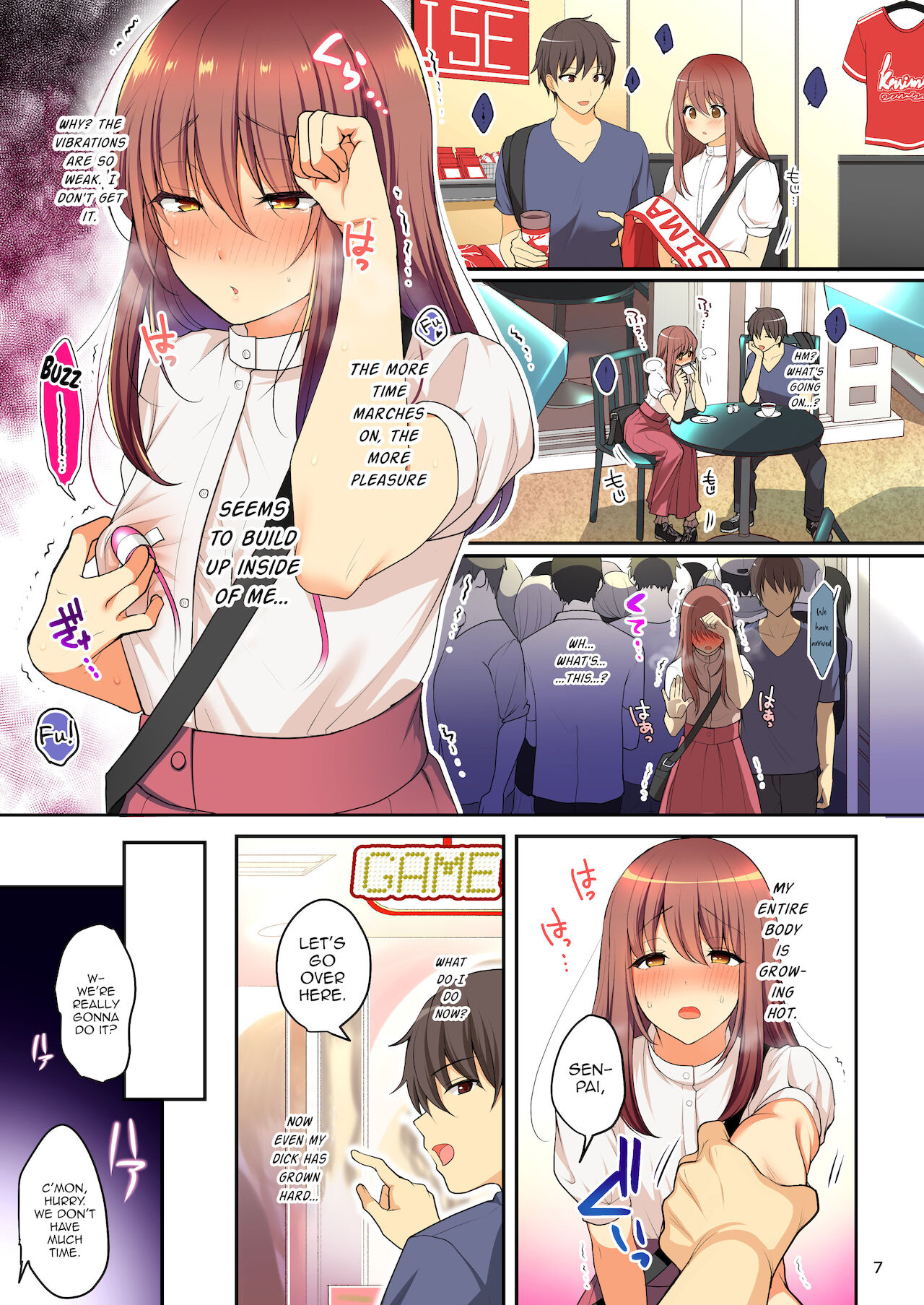 [Kakukonoka (Menoko)] Senpai no Oppai ~Josou Date Hen~ [English] image number 8