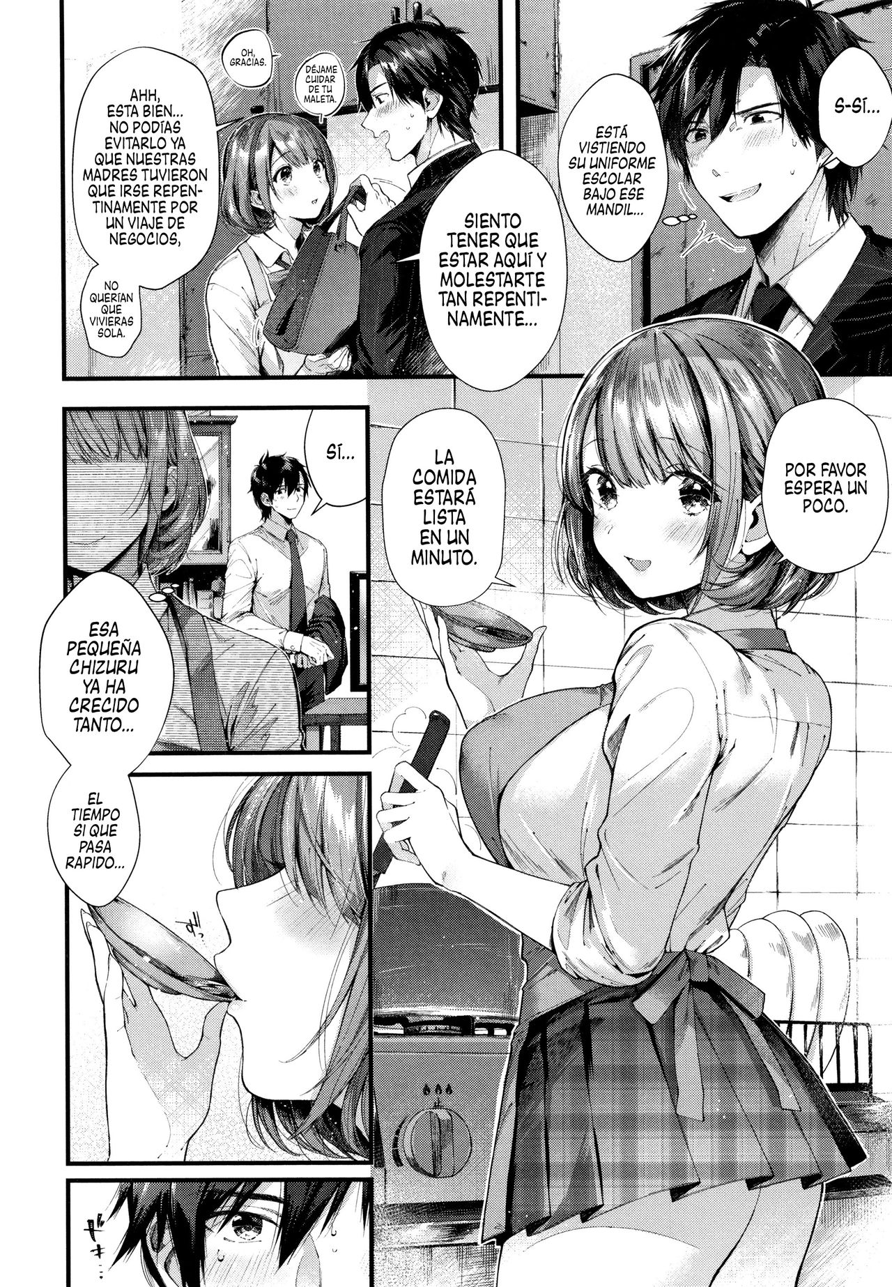 [Suihei Sen] Teryouri to Koigokoro | Cocina Casera Hecha con Amor (Kiss Hug) [Spanish] [Centurion Scans] image number 2