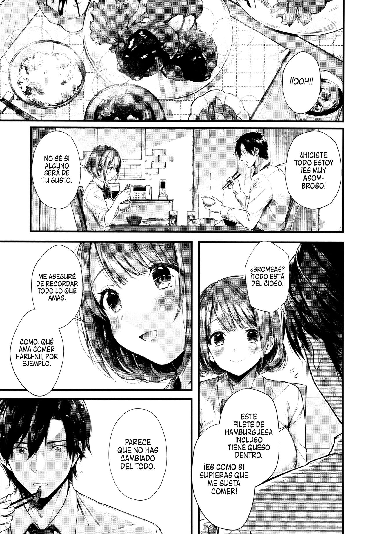 [Suihei Sen] Teryouri to Koigokoro | Cocina Casera Hecha con Amor (Kiss Hug) [Spanish] [Centurion Scans] image number 3