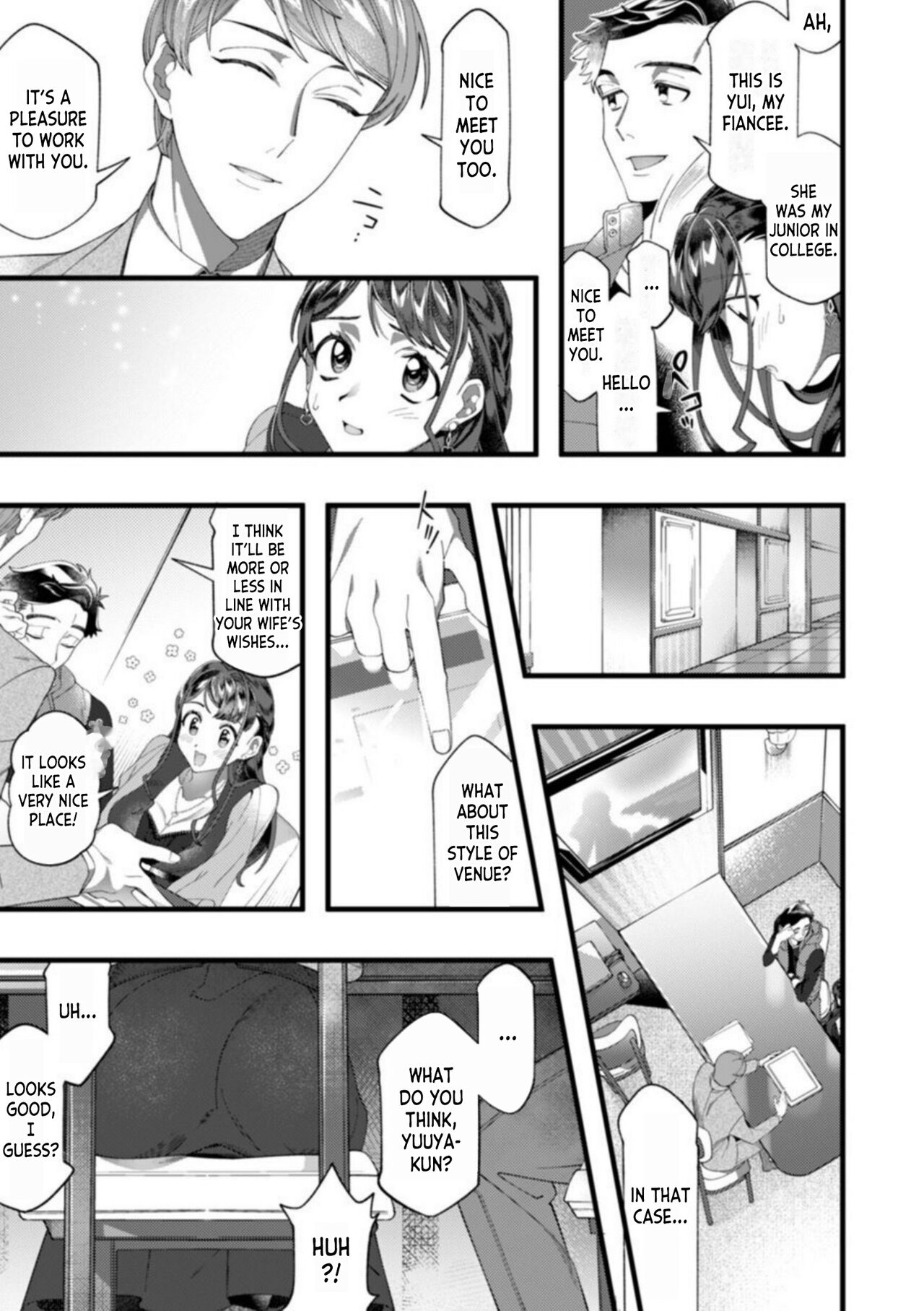 [Nichi Ryū / Hikaru] Dame, Sore Ijou Fukaku Irenaide! Kekkon Shikijou de Otto no Yuujin to Fudoui SEX 1 [English] [desudesu] изображение № 5