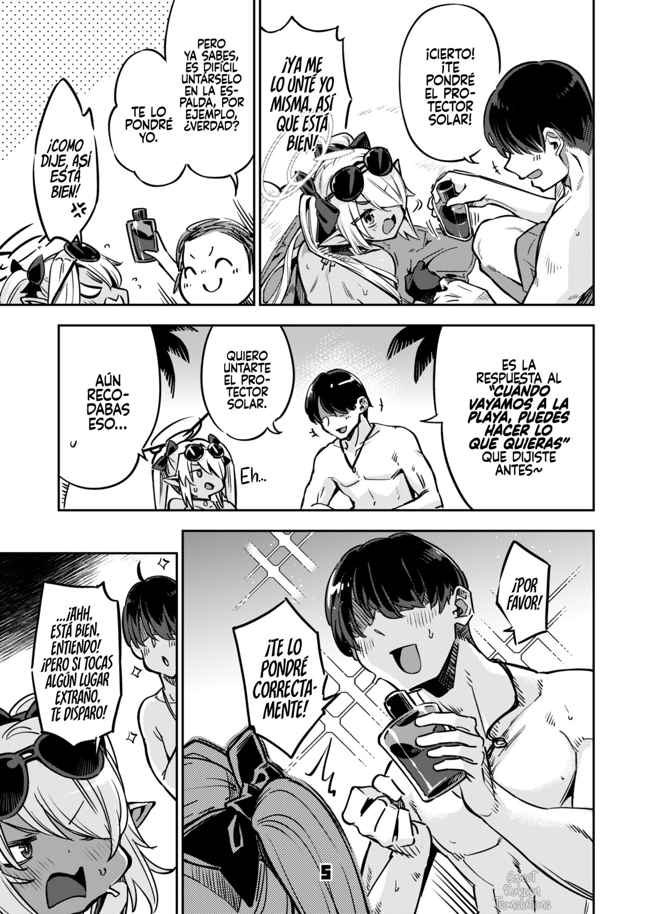 [Zombie to Yukaina Nakamatachi (Super Zombie)] Sensei no Baka! Hentai! Mou Shiranai!! (Blue Archive) [Spanish] [Rakuen Translations] [Digital] 이미지 번호 4