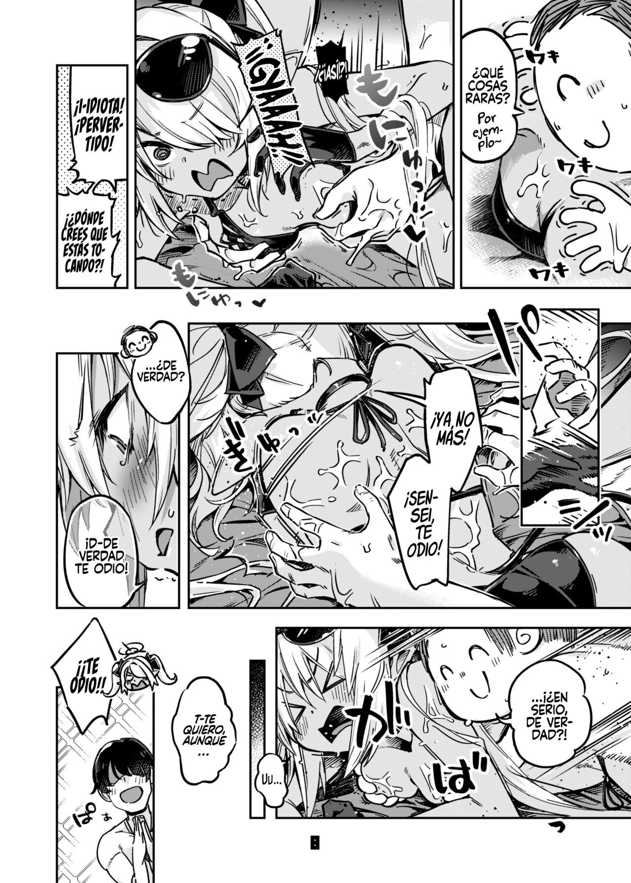 [Zombie to Yukaina Nakamatachi (Super Zombie)] Sensei no Baka! Hentai! Mou Shiranai!! (Blue Archive) [Spanish] [Rakuen Translations] [Digital] 이미지 번호 7