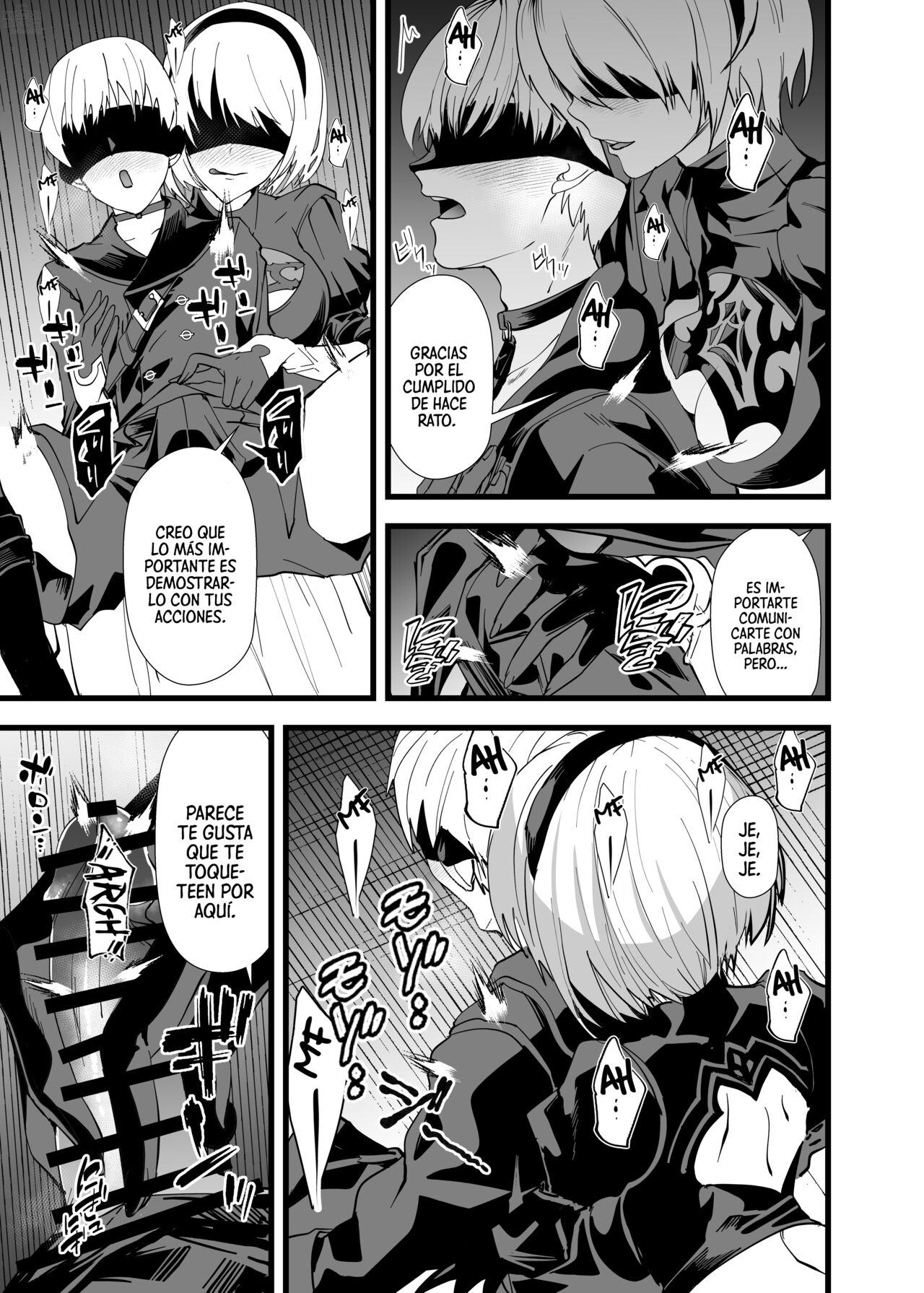 [sand (Asahiru Yuu)] Kimi o Okashitai | Quiero Violarte (Nier: Automata) [Spanish] [Mister Nugget] [Digital] 이미지 번호 6