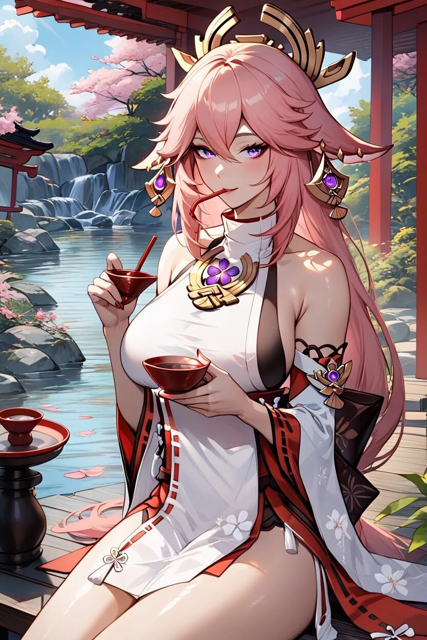 Yae Miko Garden Incident image number 1