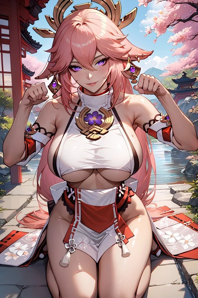 Yae Miko Garden Incident image number 4