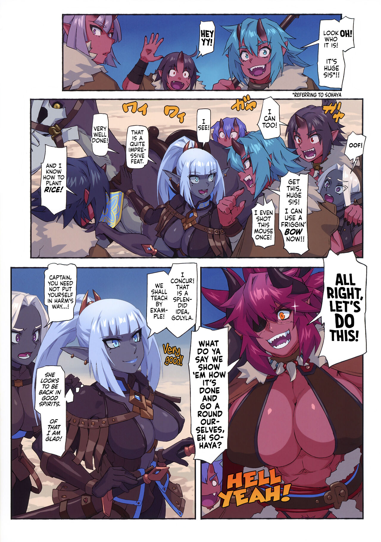 (C104) [M-ya (Mikoyan)] Ogre tai Dark Elf III | Ogre Vs Dark Elf 3 [English] image number 6