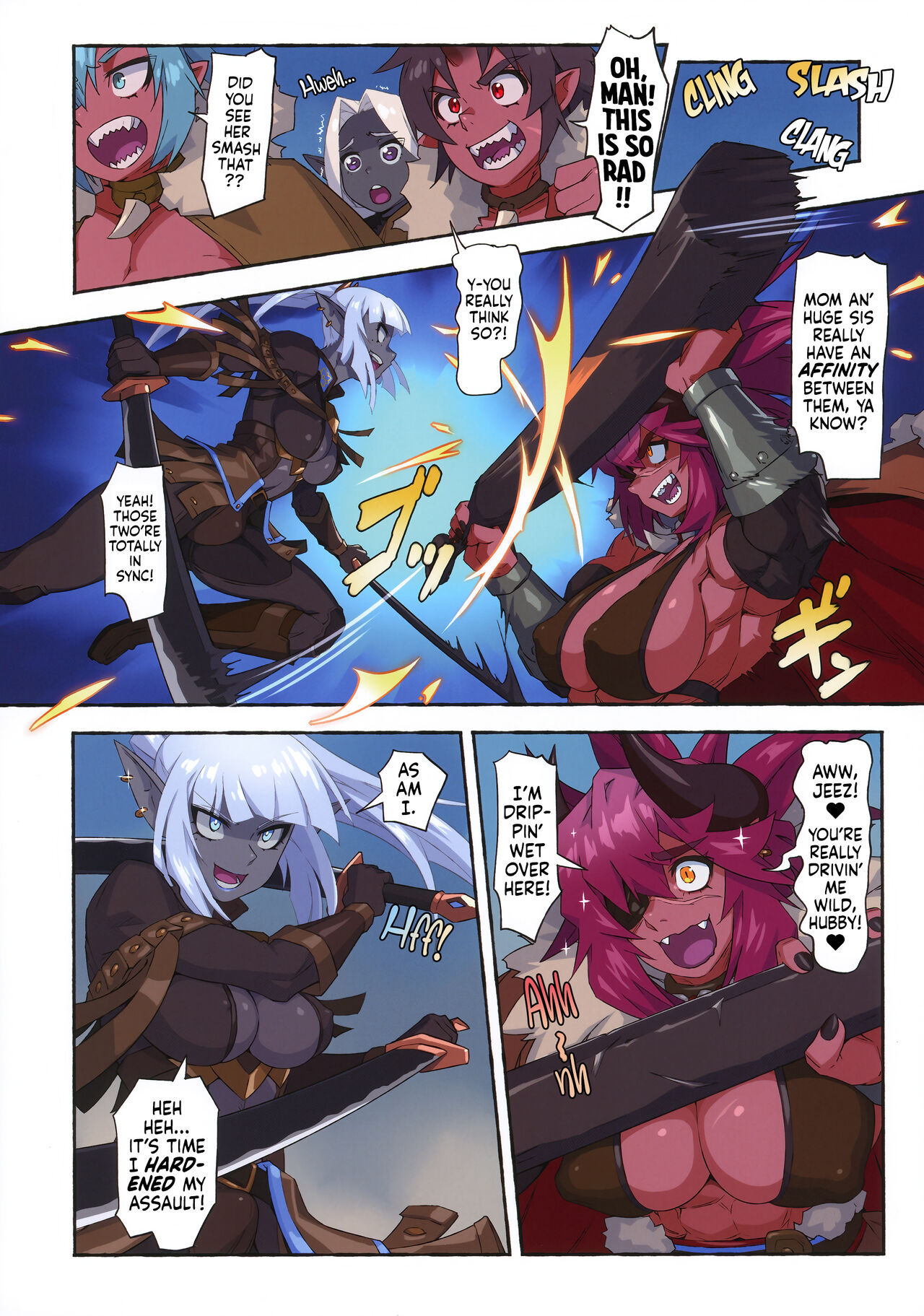 (C104) [M-ya (Mikoyan)] Ogre tai Dark Elf III | Ogre Vs Dark Elf 3 [English] image number 8