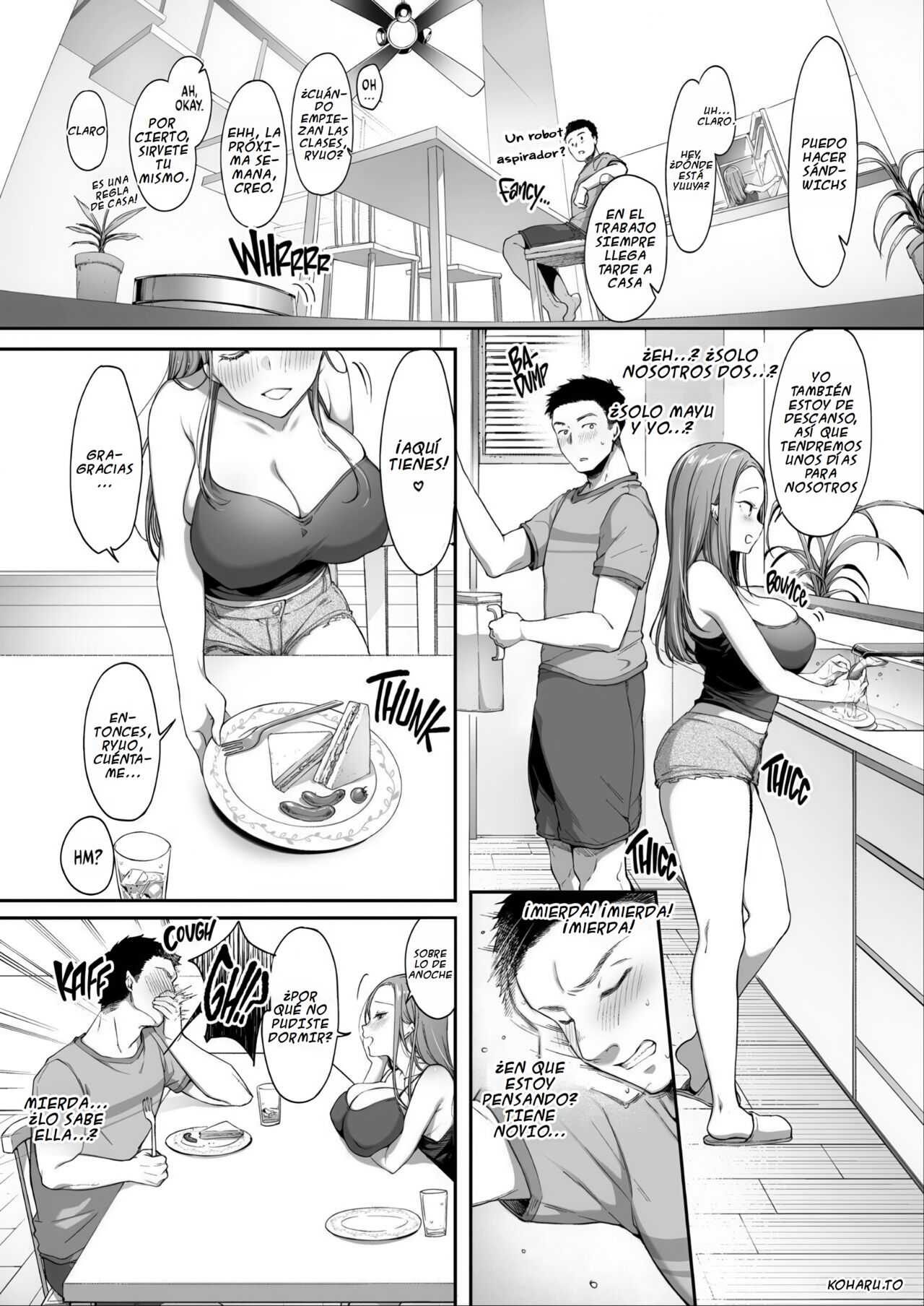 Moving in With My Friend and Her Lover | Mudandome con mi amiga y su amante image number 15