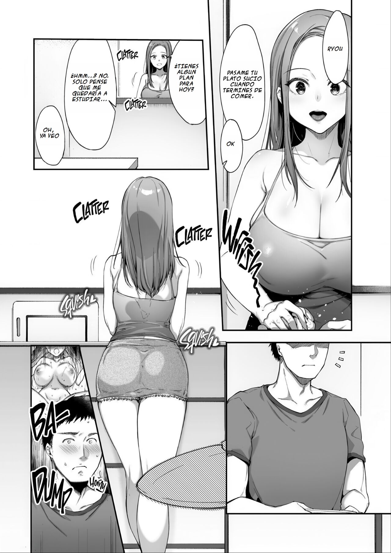 Moving in With My Friend and Her Lover | Mudandome con mi amiga y su amante image number 30