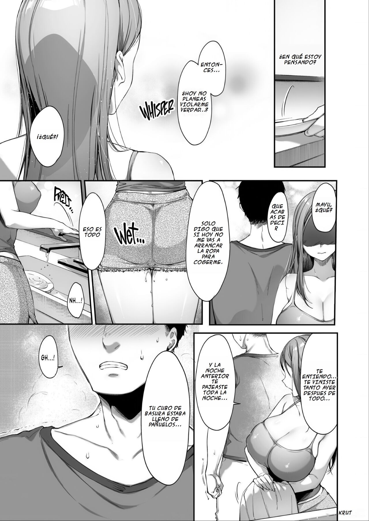 Moving in With My Friend and Her Lover | Mudandome con mi amiga y su amante image number 31