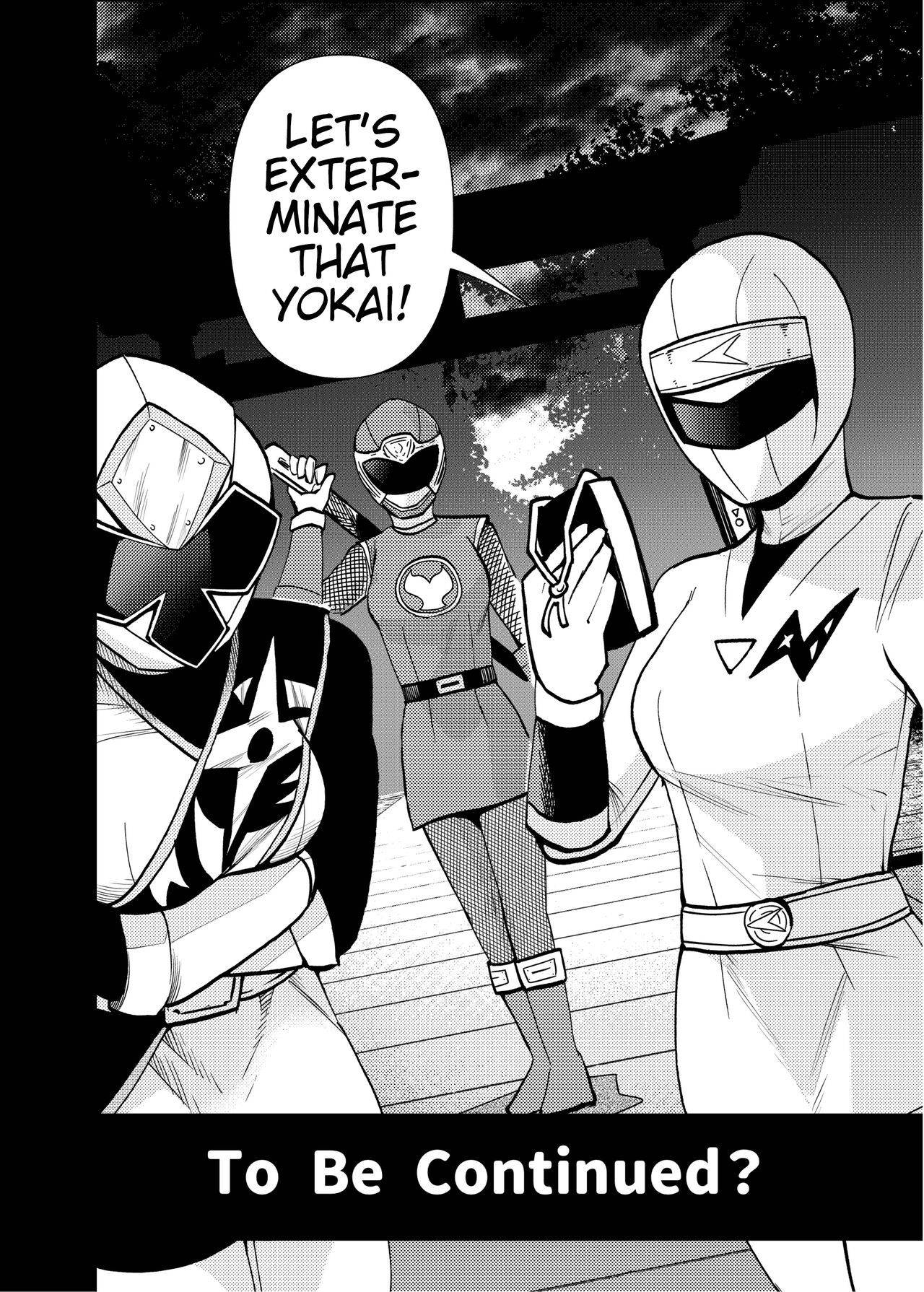 [23-ji Shuugyou (Yoshiguti Song)] Obake wa Pink Suki | Obake Likes Pink (Chouriki Sentai Ohranger) [English] [Digital] image number 30