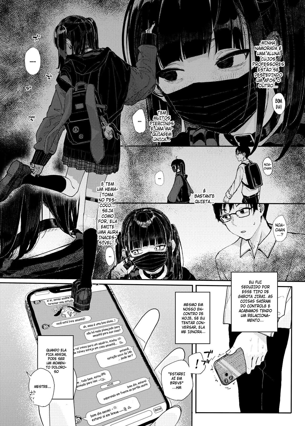 [Karamomo Tart (Kindatsu)] Majime na dake ga Torie no Boku ga Hametsu Ganbou no Seito to Machi de Ecchi na Date wo Tanoshinda Hanashi ~Dakara Boku wa Katei Kyoushi o Yameta If~ [Portuguese-BR] [Digital] 画像番号 3