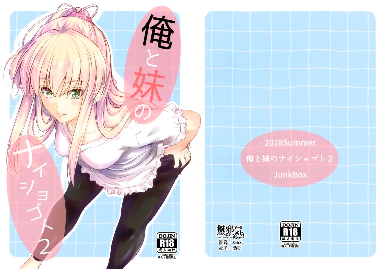 (C94) [Junk Box (Mutsuki)] Ore to Imouto no Naishogoto 2 [Chinese] [無邪気漢化組] Bildnummer 1