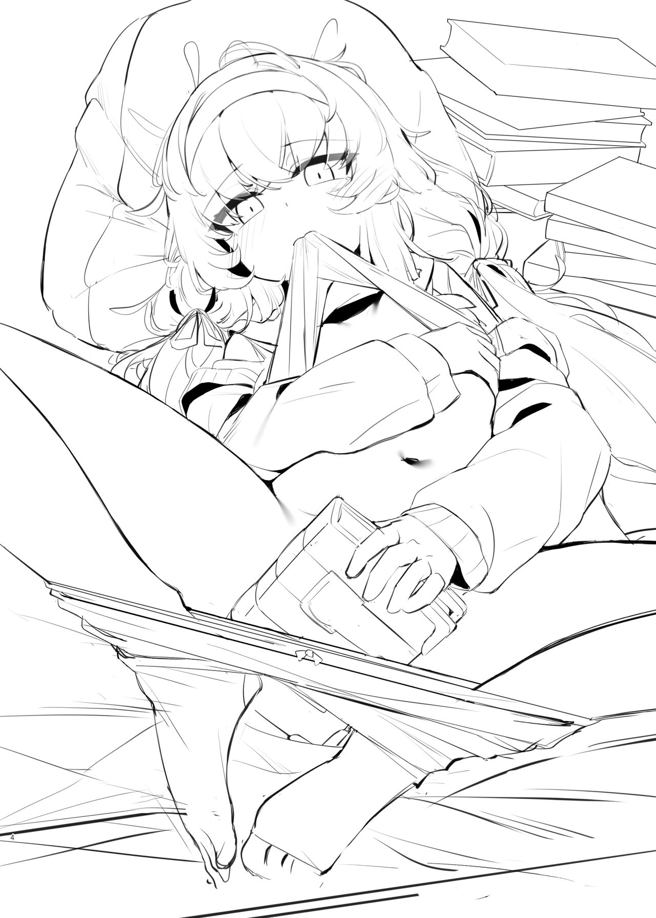 [Layer Koubou (DI LE TO)] Shippitsu Chuudoku (Blue Archive) [Digital] 图片编号 4