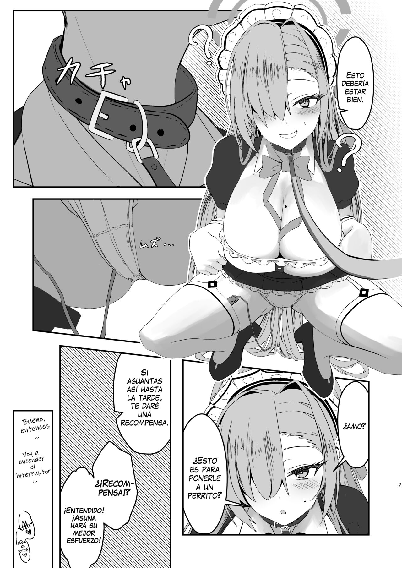 [Reitou Cafe Terrace (SilverBullet)] Oogataken no Shitsukekata (Blue Archive) [Spanish] [Mapache Fansub] [Digital] 이미지 번호 6