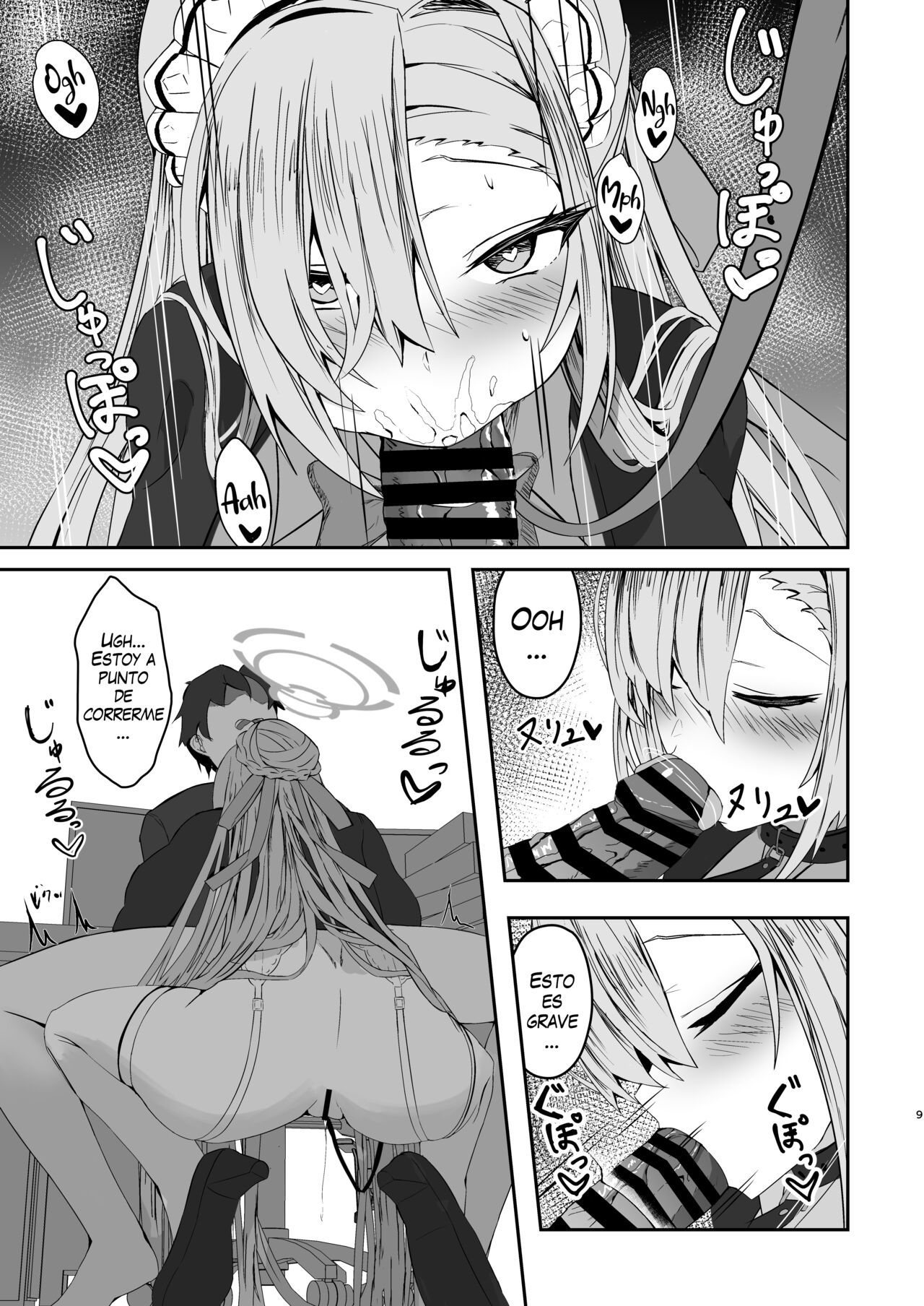 [Reitou Cafe Terrace (SilverBullet)] Oogataken no Shitsukekata (Blue Archive) [Spanish] [Mapache Fansub] [Digital] 이미지 번호 8