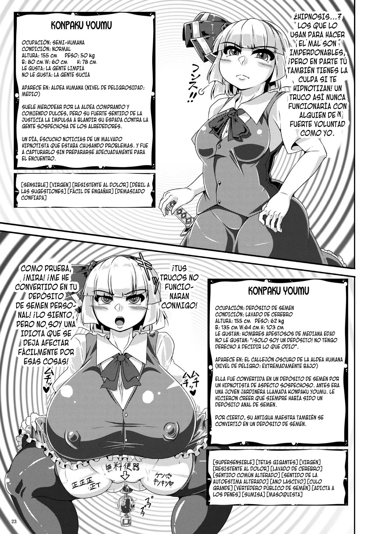 [Kei Kei Kei Loan (Kei)] Saimin? Sennou? Dekiru Mono nara Yatte Minasai yo! After (Touhou Project) [Spanish] [Marranonimo] [Digital] image number 23
