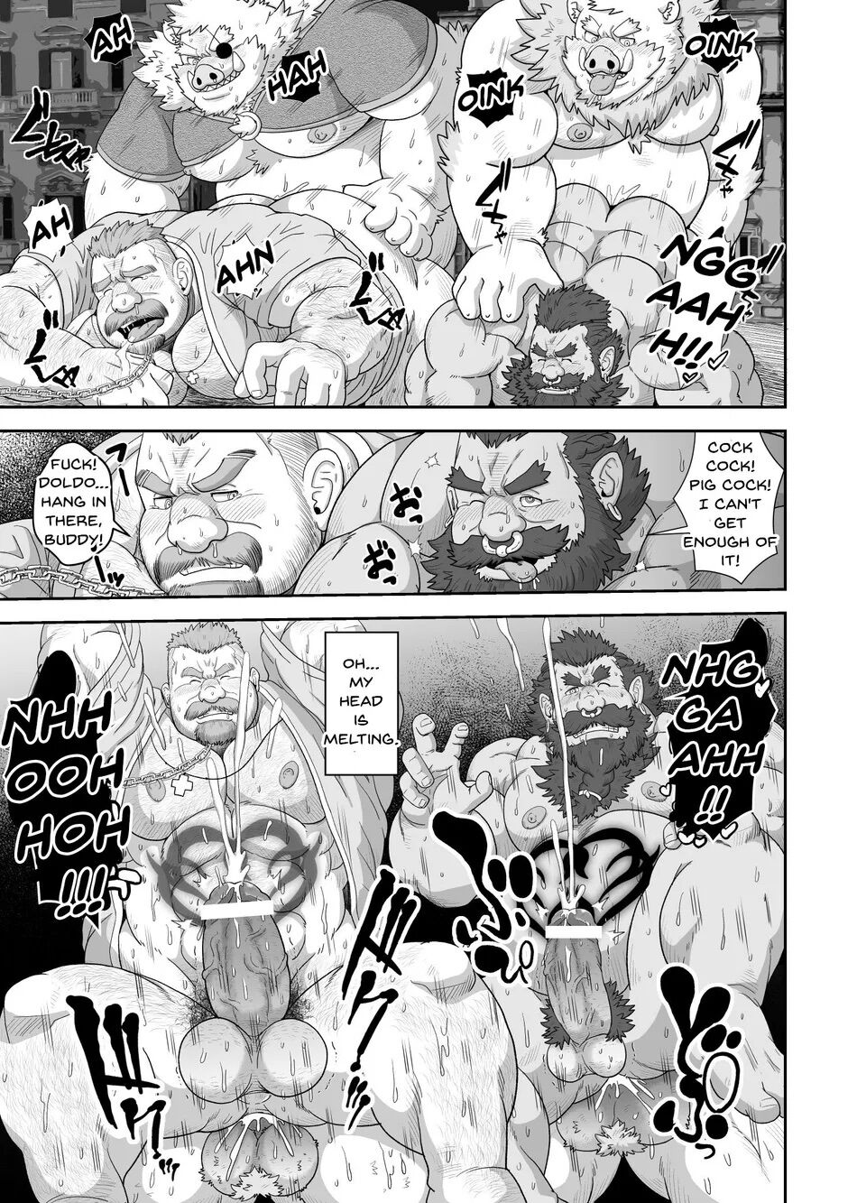 [Chobikuma (Bear Tail)] Transforming into Pig’s Nest [Eng] image number 18