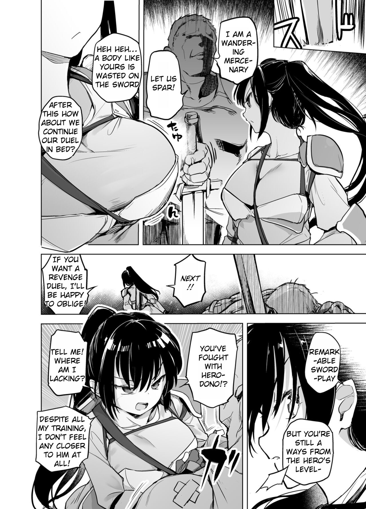 [Kaede Momiji (Shijokko)] Yuusha Aaaa to Nakama-tachi Onna Senshi no Shoubufuku | Companions of the Hero 'Aaa' Fall of the female swordswoman [English] [Digital] 图片编号 4