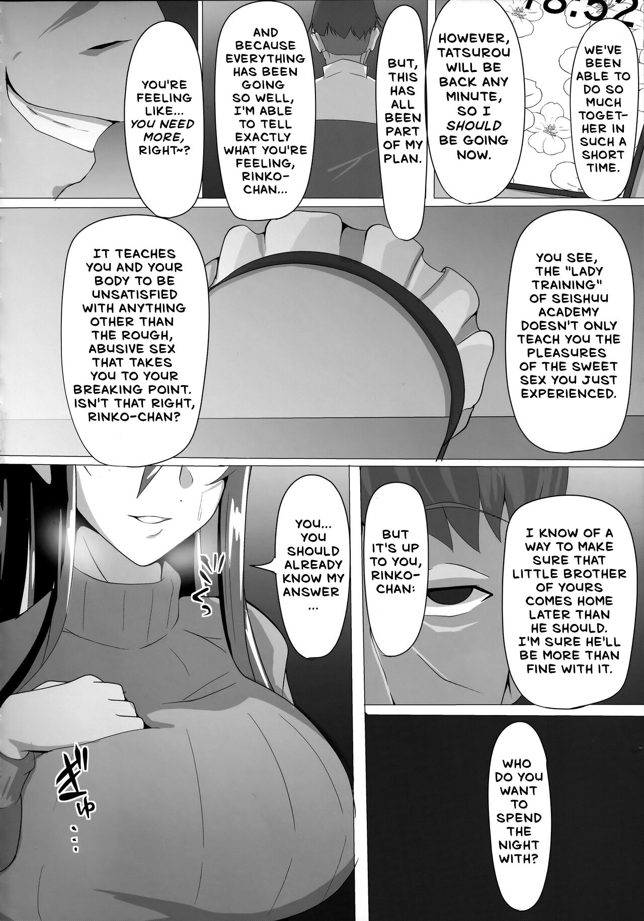 (C103) [Teru Teru Seimenjo (Men Teru)] Taimanin Akiyama Rinko no Junan | The Suffering of Taimanin Rinko Akiyama (Taimanin Yukikaze) [English] image number 15