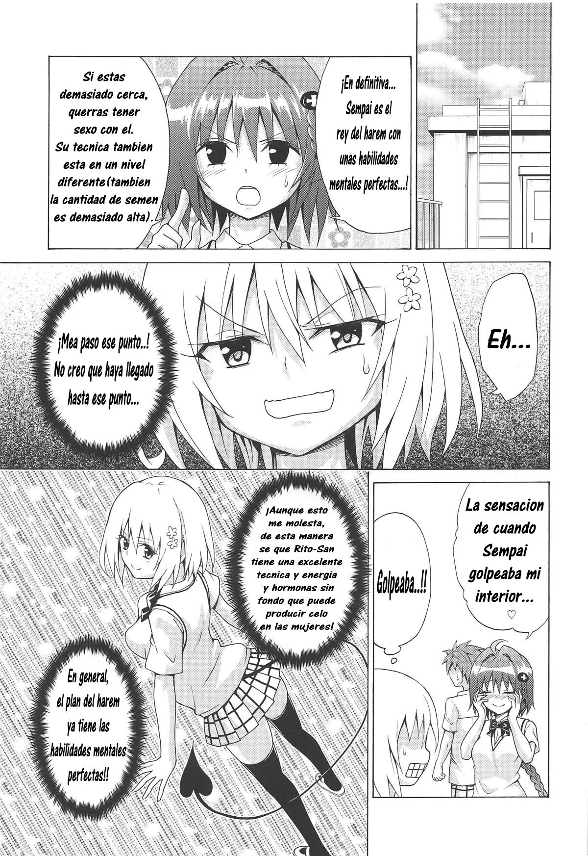 (C96) [TORA MACHINE (Kasukabe Taro)] Mezase! Rakuen Keikaku Vol. 6 (To LOVE-Ru) [Spanish] 이미지 번호 34