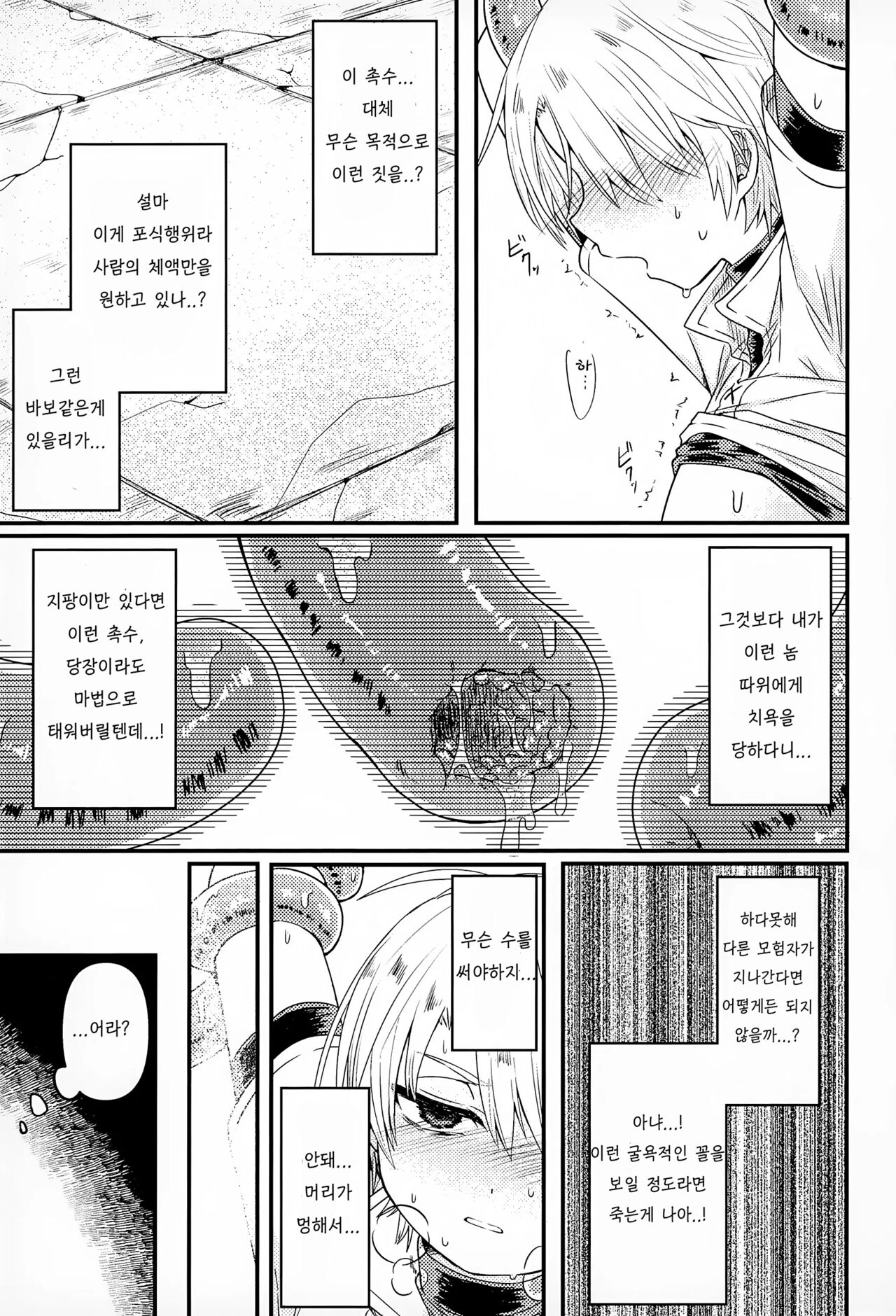 [Furashirushi (Mushi)] Shokushu ga Arawareta! | 촉수가 나타났다 [Korean] imagen número 12