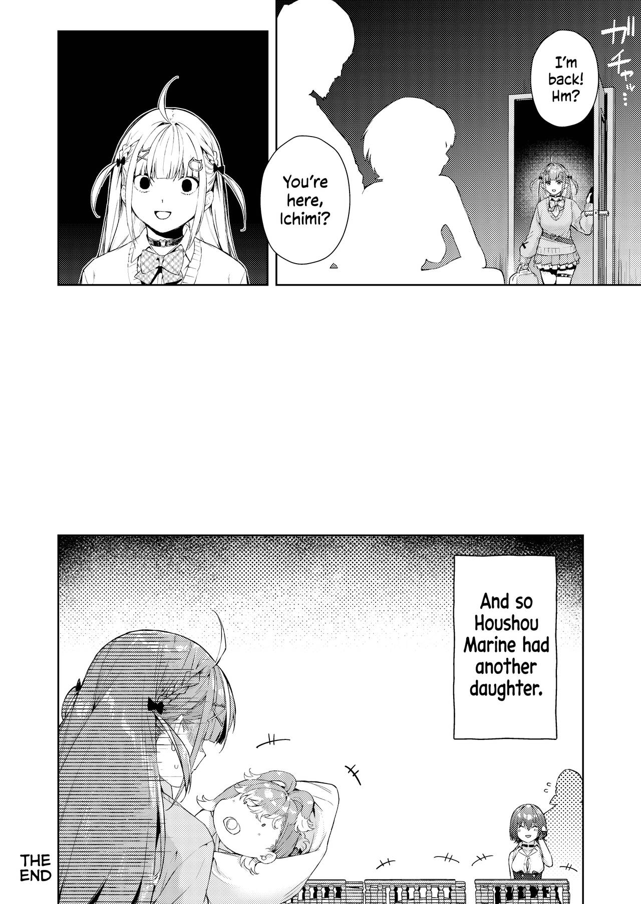 [Hikoushiki (CowBow)] Minato-san Chi no Okaa-san | Minato-san's Mom (Marine Senchou no Usui Hon Soushuuhen) (Houshou Marine) [English] [Watson] [Digital] 画像番号 20