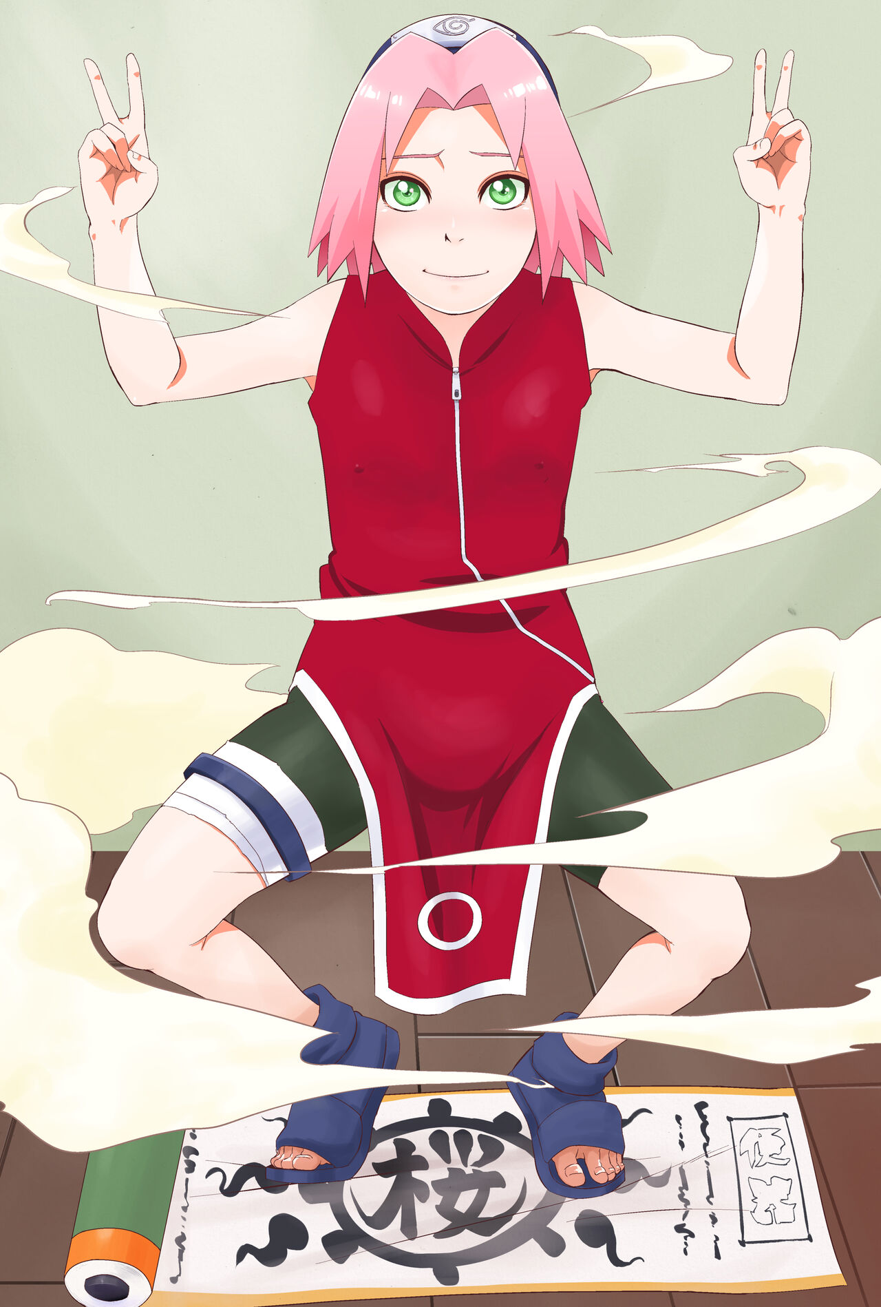 (C103) [Karakishi Youhei-dan Shinga (Sahara Wataru)] NARUTOP PINK (Naruto) [Chinese][木头个人汉化] image number 27