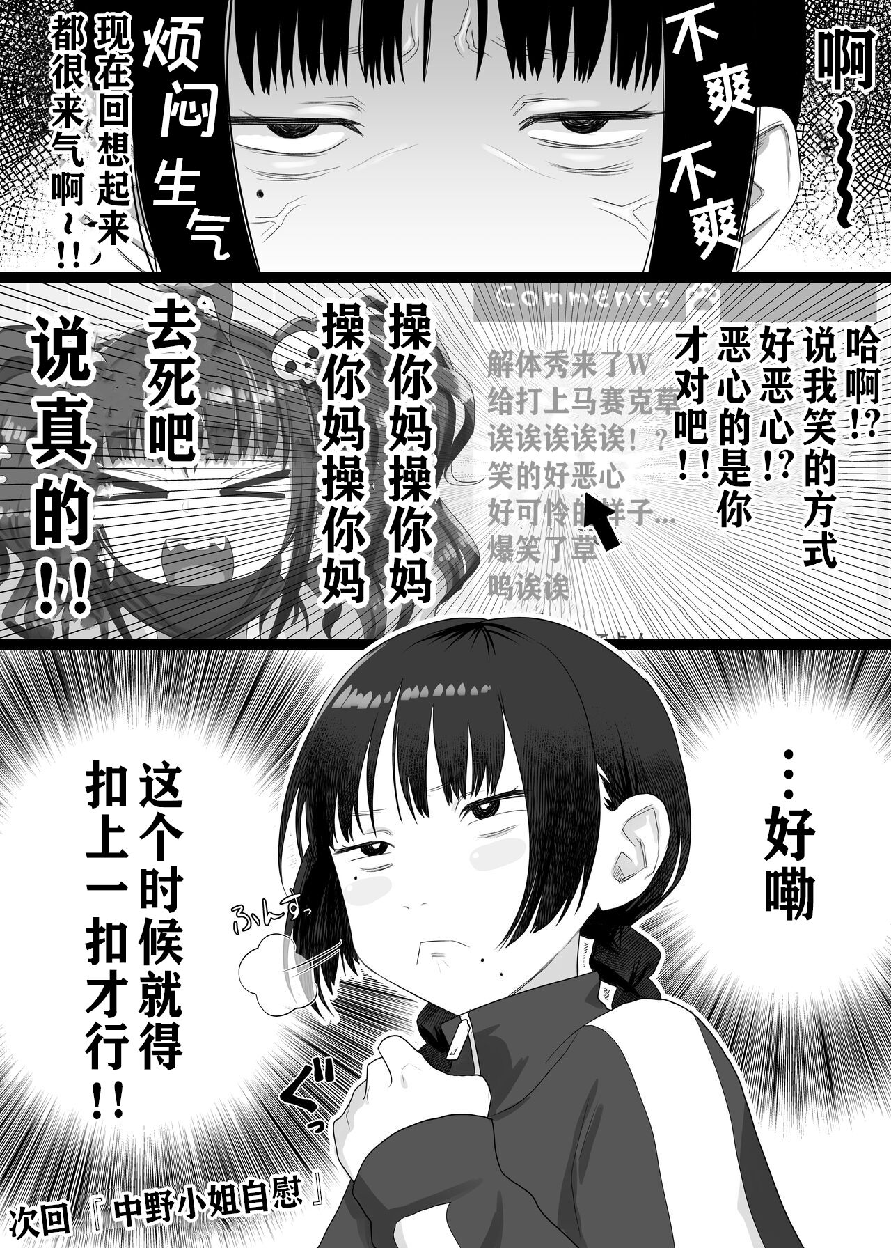 [Koma Neko] Nakano-san to Yashagami Kororo [Chinese] [冲群汉化组] imagen número 2