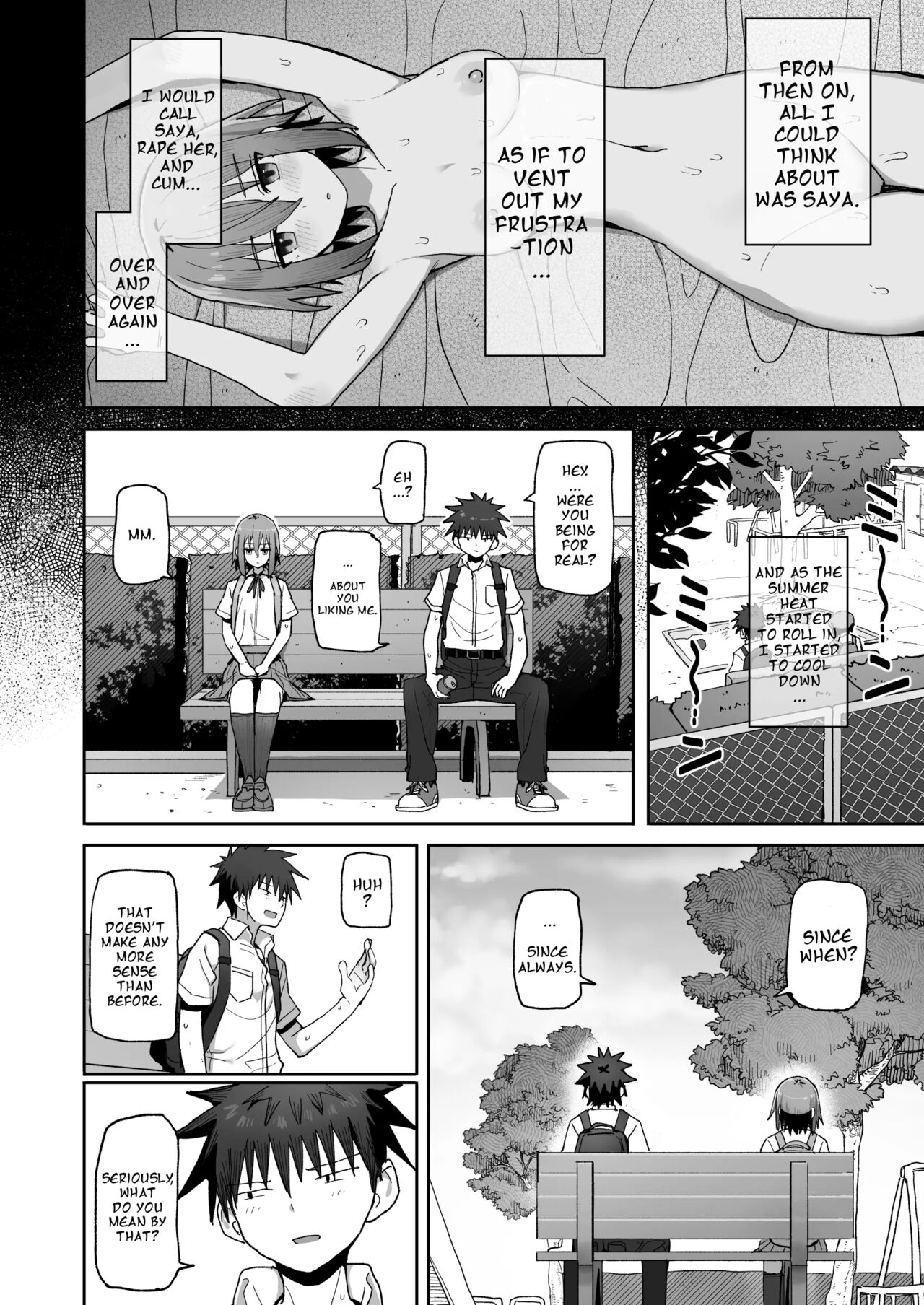 [Kurumaya Koudou] Zutto Hanasanaide ne. -Onaho na Mukanjou Osananajimi to Junai ni Ochiru made- | Please Don’t Let Go Of Me ~Until I Fall in Love With My Onahole Childhood Friend~ [English] изображение № 39