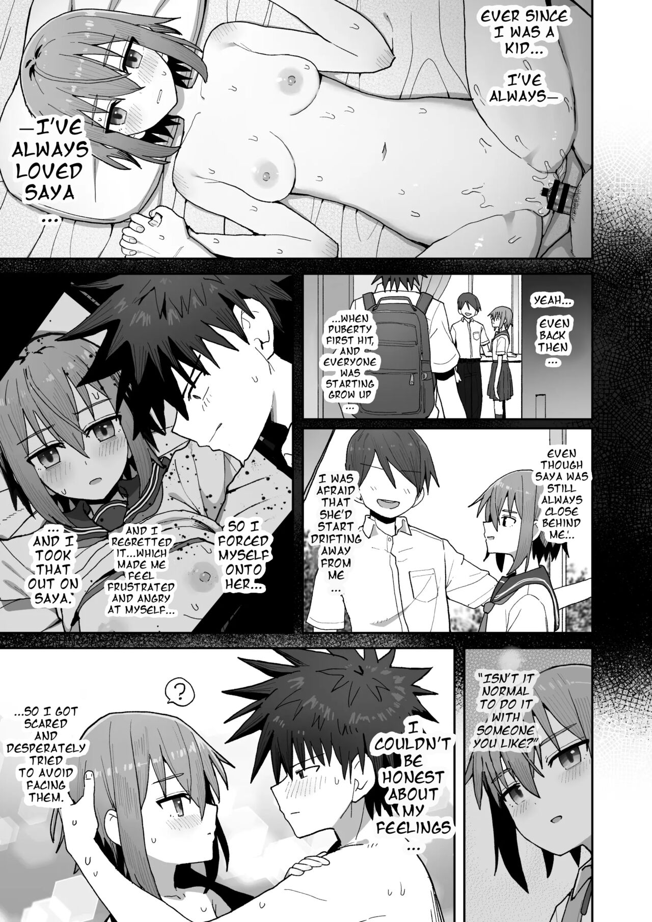 [Kurumaya Koudou] Zutto Hanasanaide ne. -Onaho na Mukanjou Osananajimi to Junai ni Ochiru made- | Please Don’t Let Go Of Me ~Until I Fall in Love With My Onahole Childhood Friend~ [English] изображение № 50