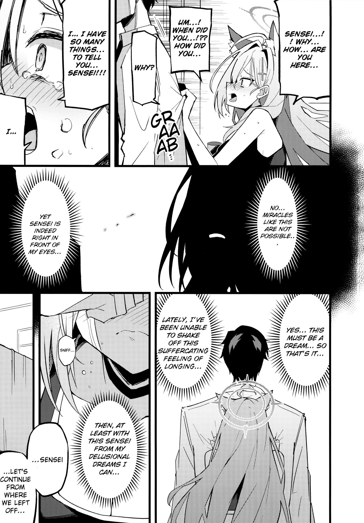 (C104) [Miracleburn (Himiya Zyo-zu)] Miren ga Aru to Sureba | If There Is Any Lingering Attachment (Blue Archive) [English] imagen número 9