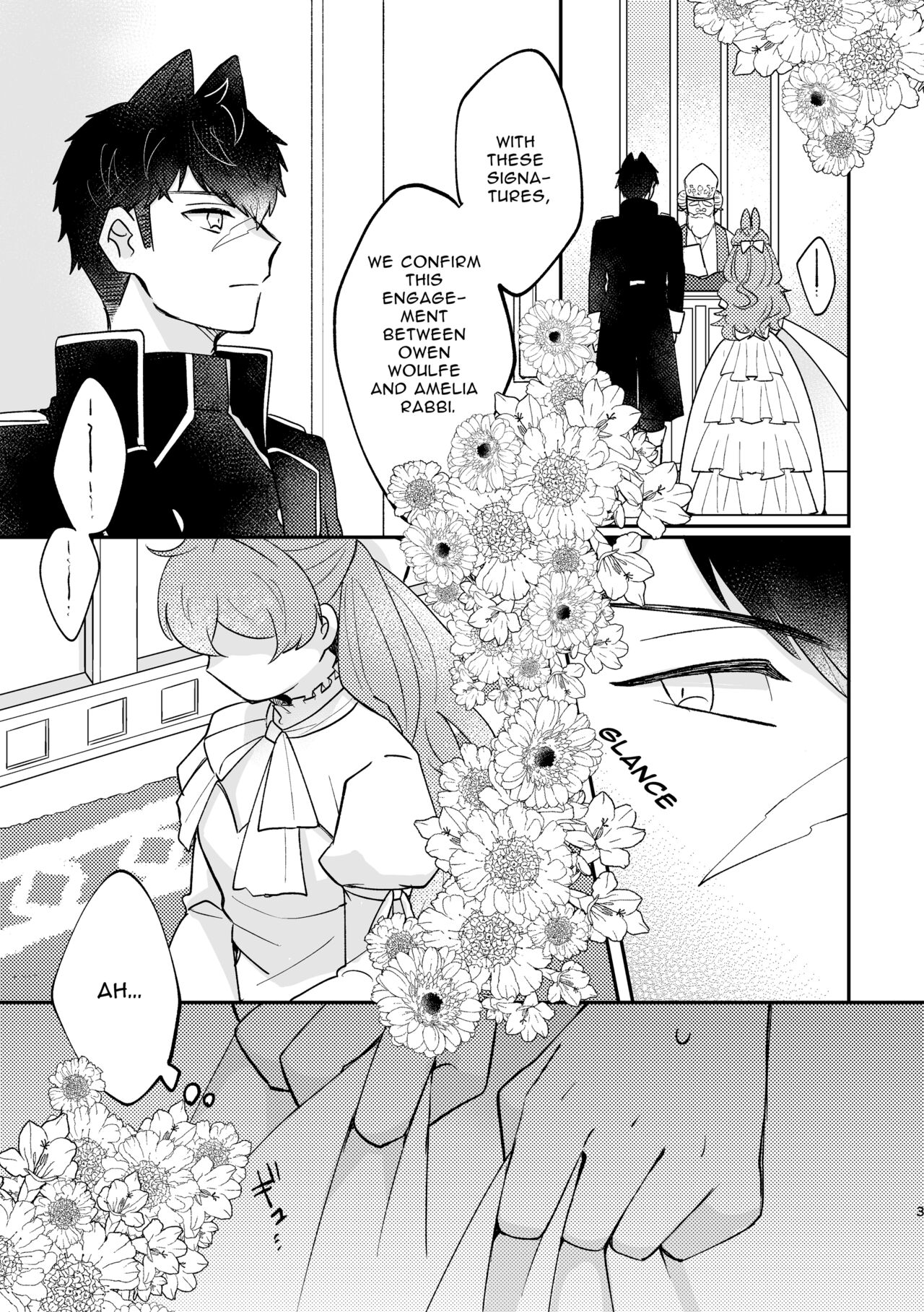 [Uwoichiba (Sabakan)] Usagi Reijou to Ookami Reisoku (Zenpen) | Omega Rabbit and Alpha Wolf (First Part) [English] [Bean Works] [Digital] imagen número 2