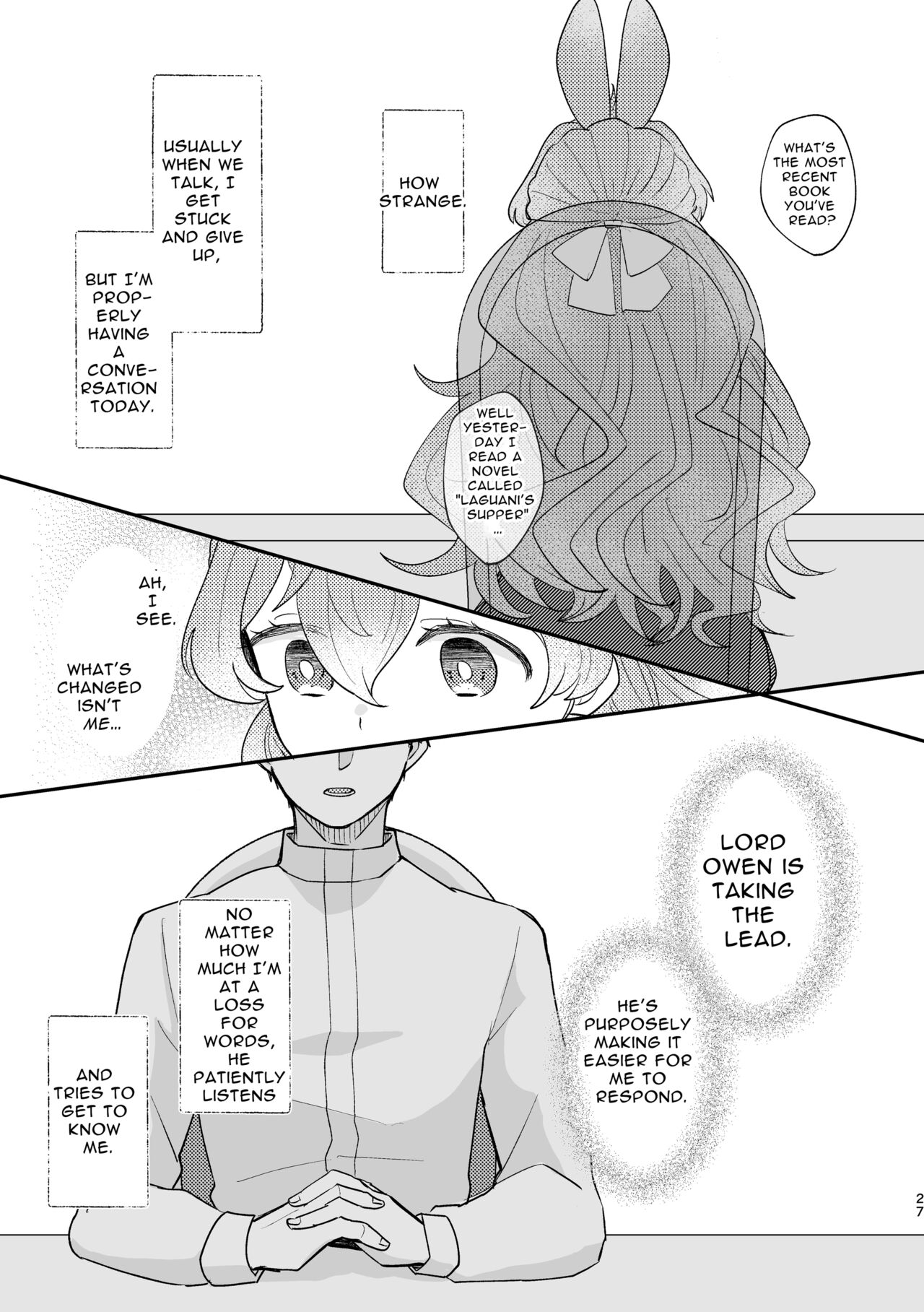 [Uwoichiba (Sabakan)] Usagi Reijou to Ookami Reisoku (Zenpen) | Omega Rabbit and Alpha Wolf (First Part) [English] [Bean Works] [Digital] image number 26