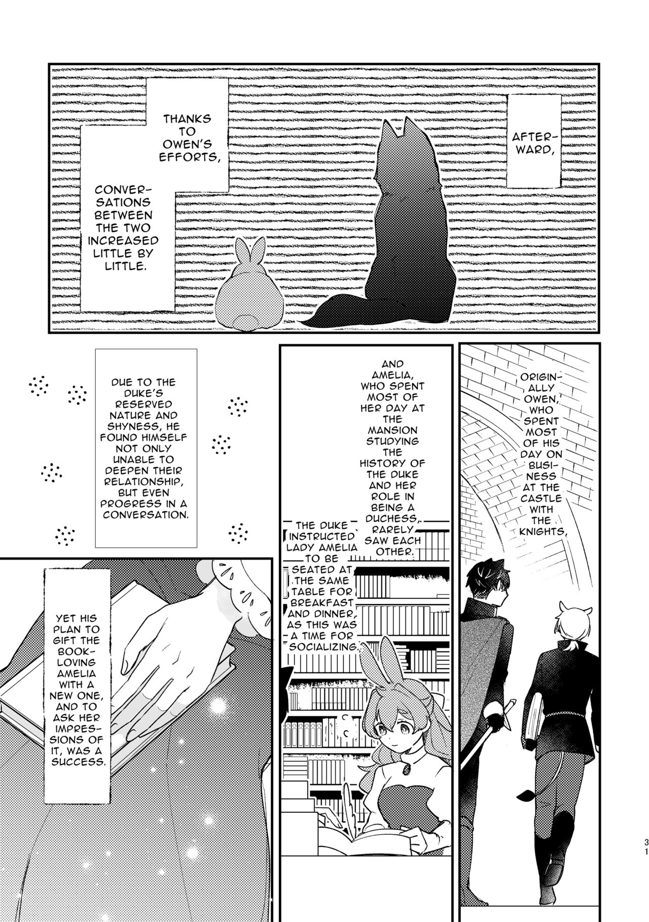 [Uwoichiba (Sabakan)] Usagi Reijou to Ookami Reisoku (Zenpen) | Omega Rabbit and Alpha Wolf (First Part) [English] [Bean Works] [Digital] 30eme image