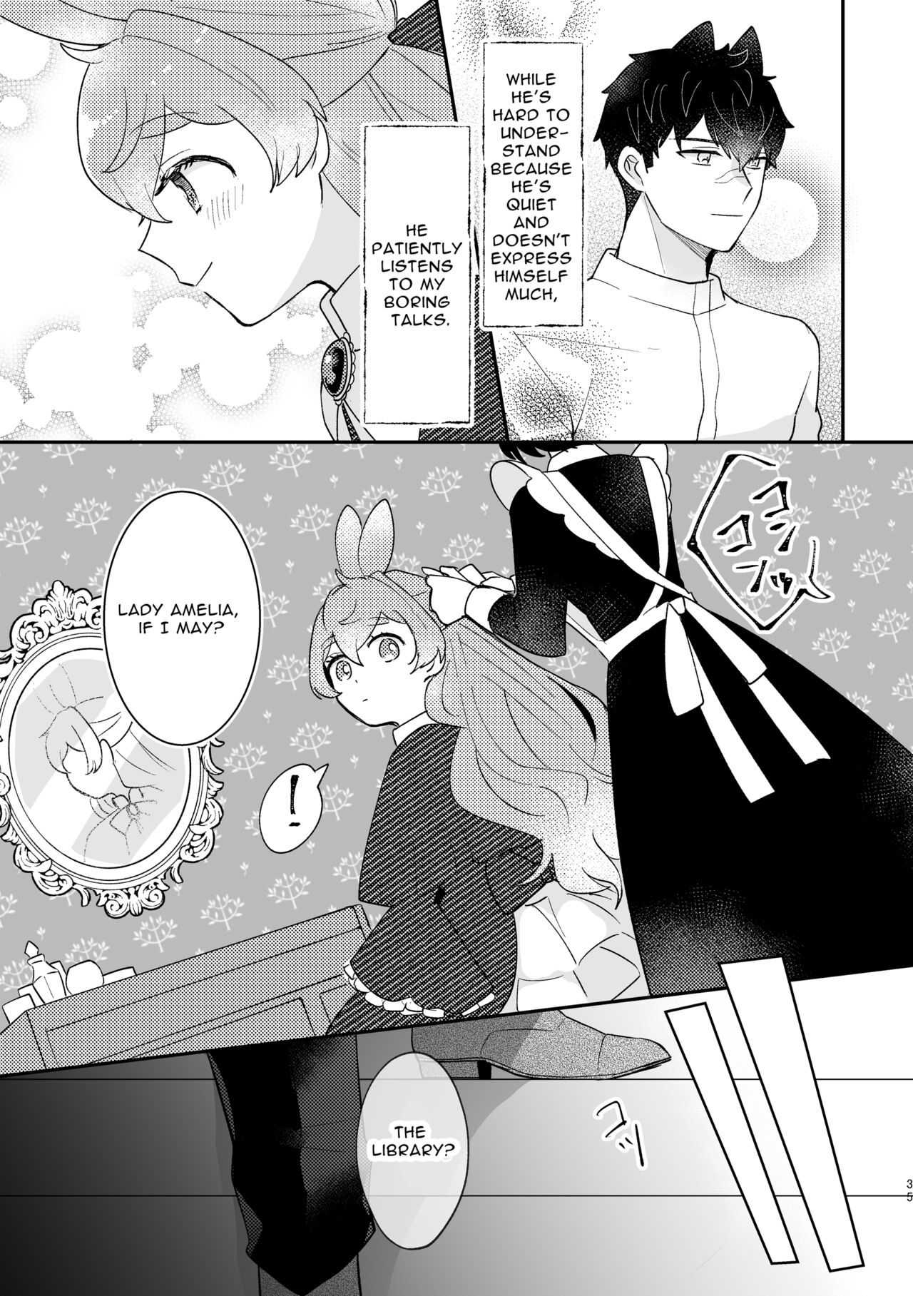 [Uwoichiba (Sabakan)] Usagi Reijou to Ookami Reisoku (Zenpen) | Omega Rabbit and Alpha Wolf (First Part) [English] [Bean Works] [Digital] 34eme image