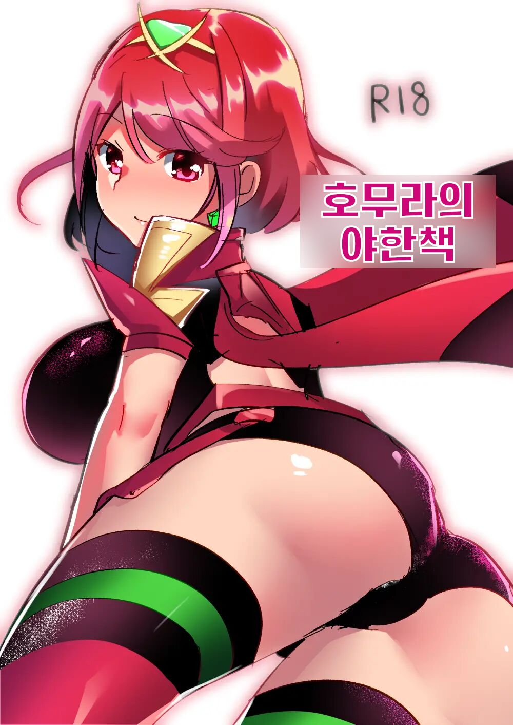 [Abura Mamire (Aburai Yui)] Homura no Ecchi na Hon | 호무라의 야한 책 (Xenoblade Chronicles 2) [Korean] [Digital] image number 1