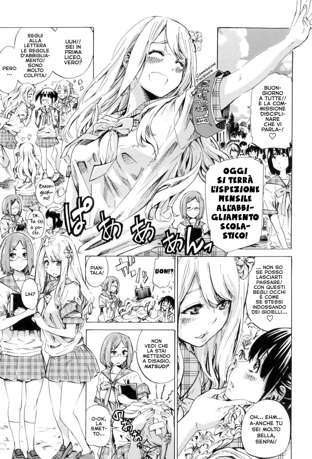 [MARUTA] Nadeshiko Hiyori #1 | Una Ragazza Follemente Innamorata di un Bocciolo di Rosa ch.1 (Shoujo wa Irozuku Yuri ni Koi o Suru) [Italian] [Hentai Fantasy] [Digital] imagen número 4