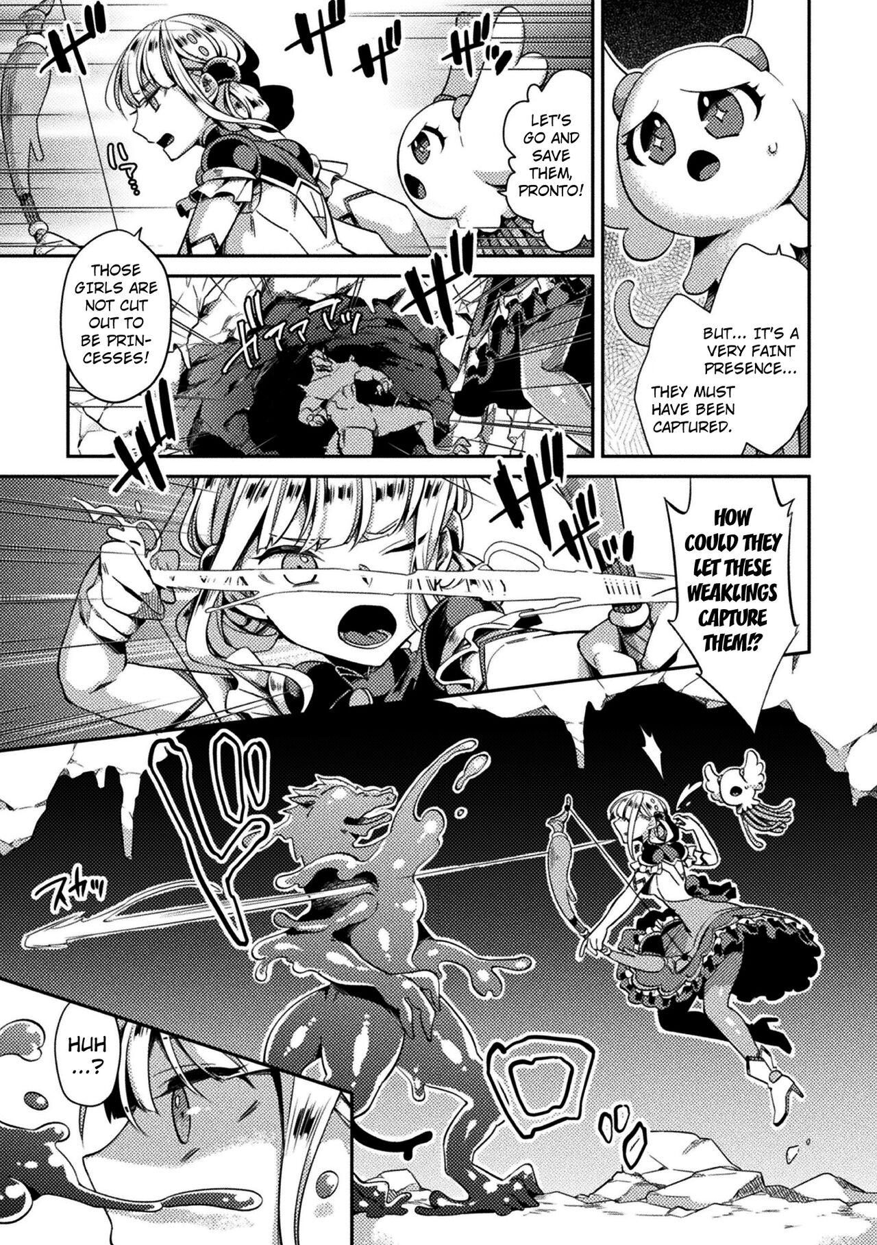 [Yamanashi Yuuya] Seishin Akihime Philia ~Kakushita Slime ni Haiboku Acme~ | The Radiant Princess of the Sacred Heart Filia (2D Comic Magazine Slime Kan Futaana Zeme de Funshutsu Acme! Vol. 1) [English] [Kuraudo] [Digital] numero di immagine  3