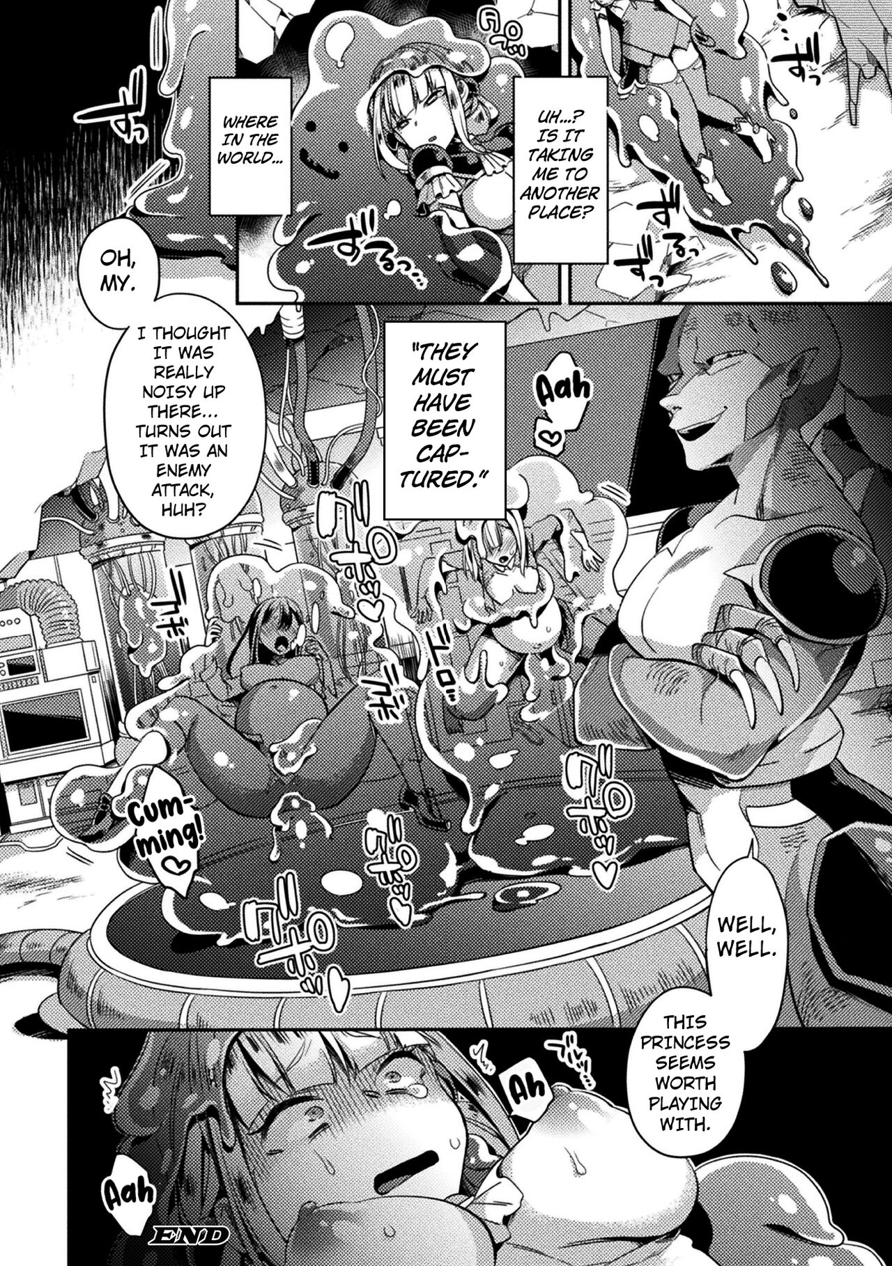 [Yamanashi Yuuya] Seishin Akihime Philia ~Kakushita Slime ni Haiboku Acme~ | The Radiant Princess of the Sacred Heart Filia (2D Comic Magazine Slime Kan Futaana Zeme de Funshutsu Acme! Vol. 1) [English] [Kuraudo] [Digital] numero di immagine  20