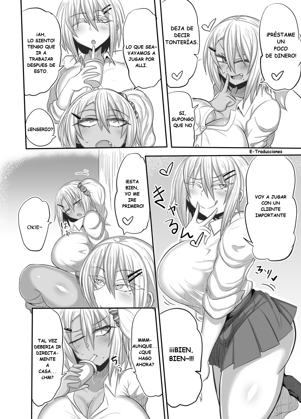 [Shida no Genseirin (Shida Rui)] Bitch JK Risa-chan no Baai [Spanish] [E-Traducciones] [Digital] image number 3