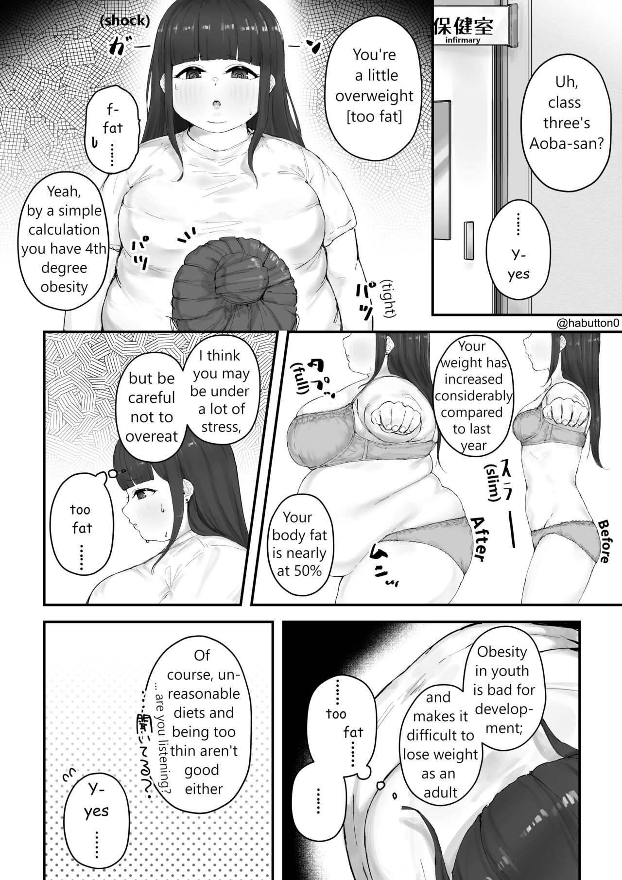 [habutton] Aoba's Weight Gain (English) (Ongoing) image number 24