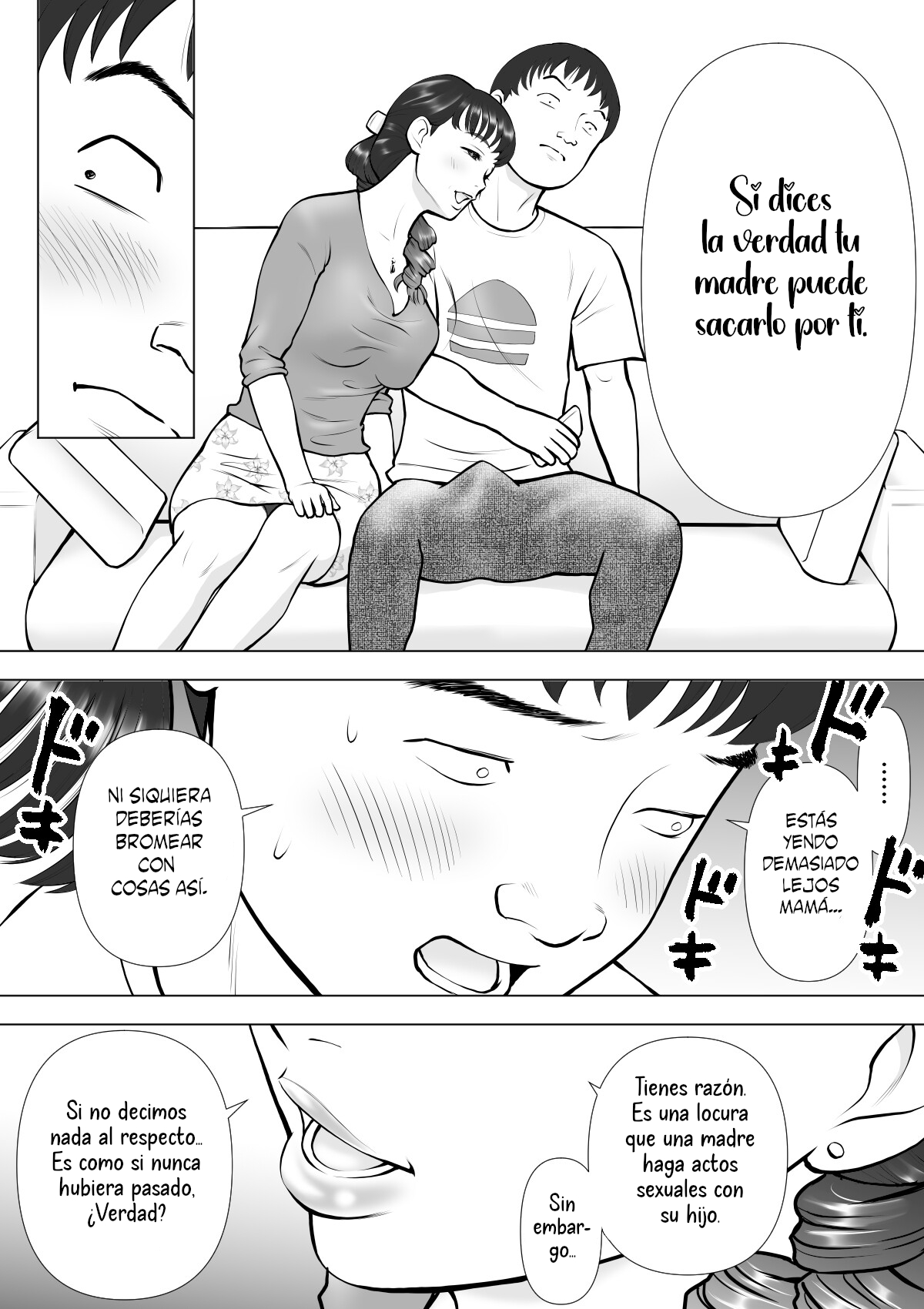 [Sudou Raikuu] Haha no Kuchibiru kara Koboreru Boku no Seieki | Mi semen derramándose de los labios de mi madre [Spanish] 画像番号 5