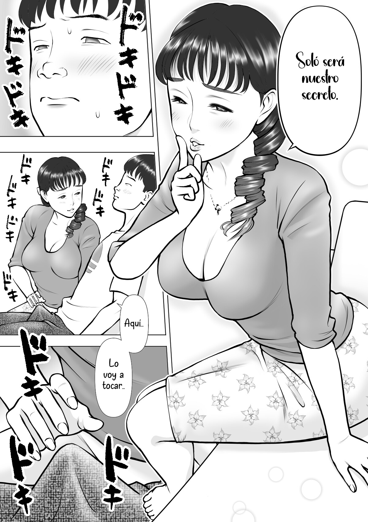[Sudou Raikuu] Haha no Kuchibiru kara Koboreru Boku no Seieki | Mi semen derramándose de los labios de mi madre [Spanish] 画像番号 6