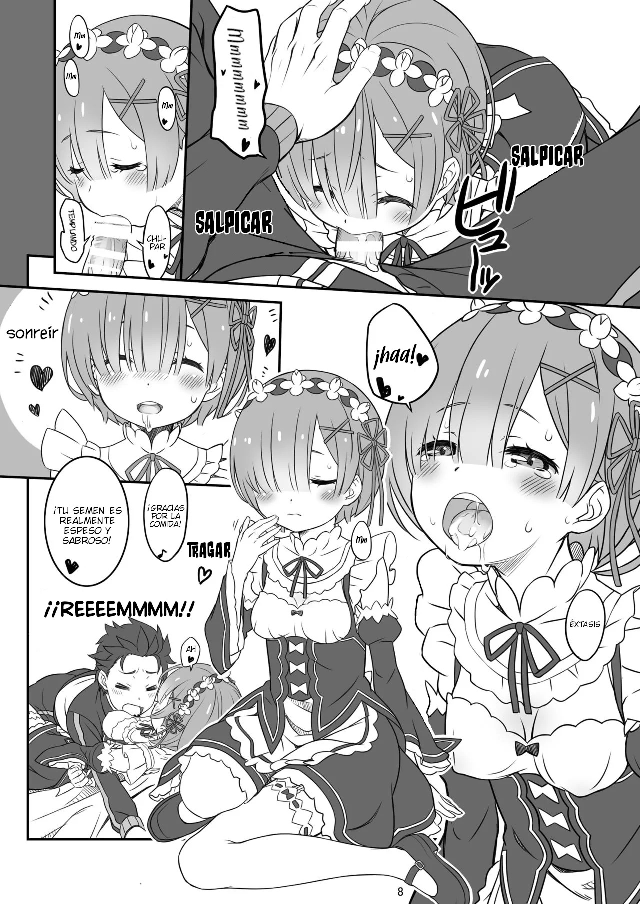 [CHILLED HOUSE (Aoi Kumiko)] Rem Ram Revolution (Re:Zero kara Hajimeru Isekai Seikatsu) [Spanish] [HP22] [Digital] imagen número 6