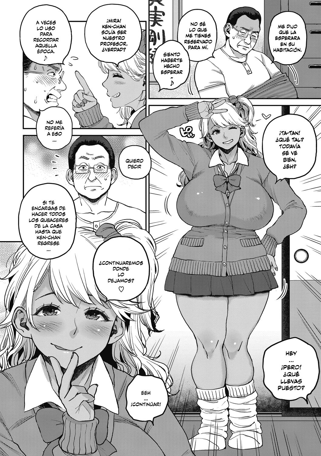 [Muronaga Chaashuu] Nikudan Gal Yome, Oyaji o Kuu [Spanish] =EES= Bildnummer 10