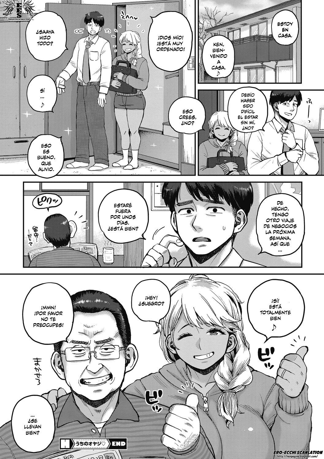 [Muronaga Chaashuu] Nikudan Gal Yome, Oyaji o Kuu [Spanish] =EES= Bildnummer 22