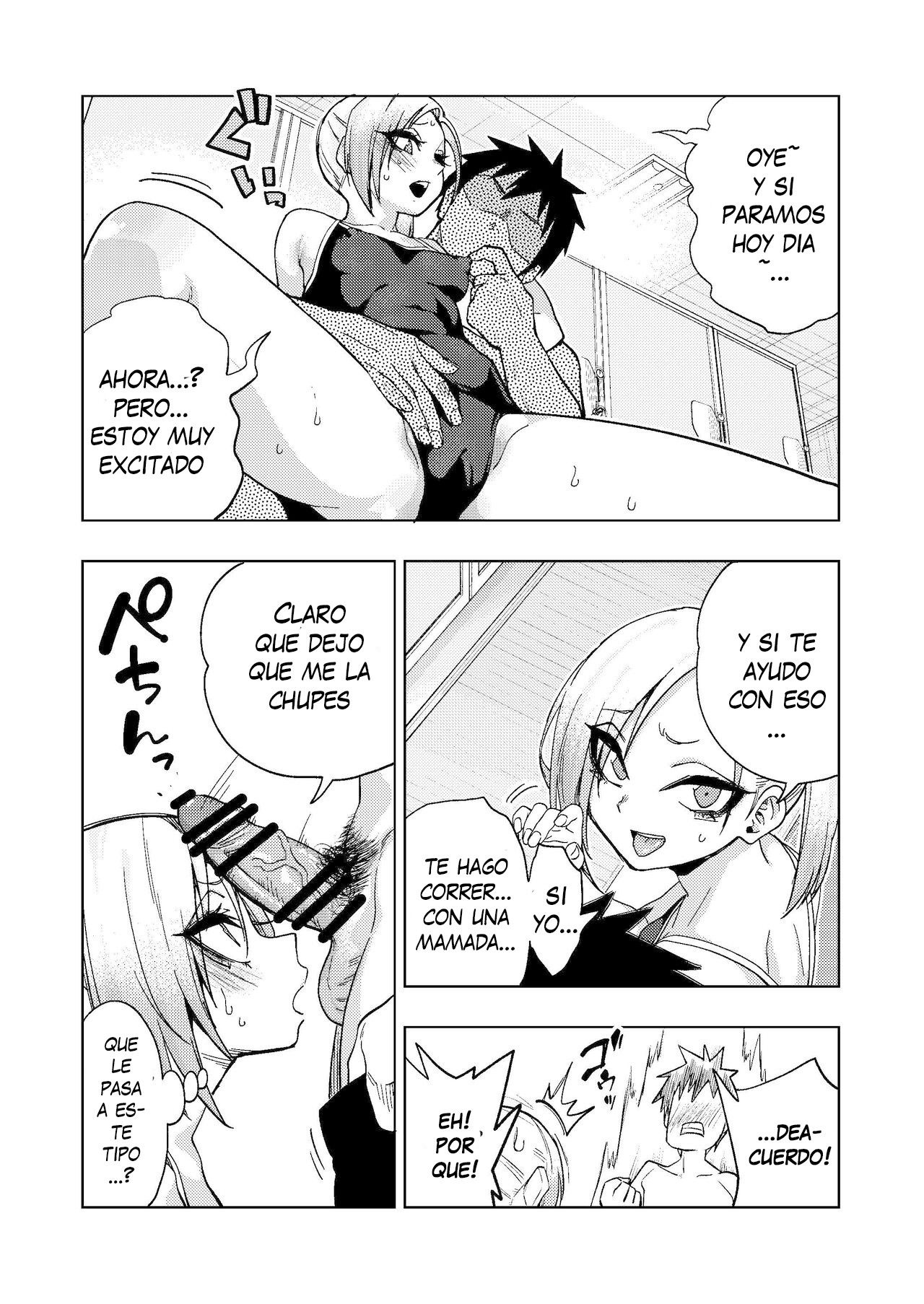 [Gujira 4 Gou (Gujira)] Tsuntsun Yankee-chan 2 ~in summer~ | Una Yankee Tsundere 2 ~En Verano~ [Spanish] [Me Banearon x P3NDEJ0] [Digital] image number 13