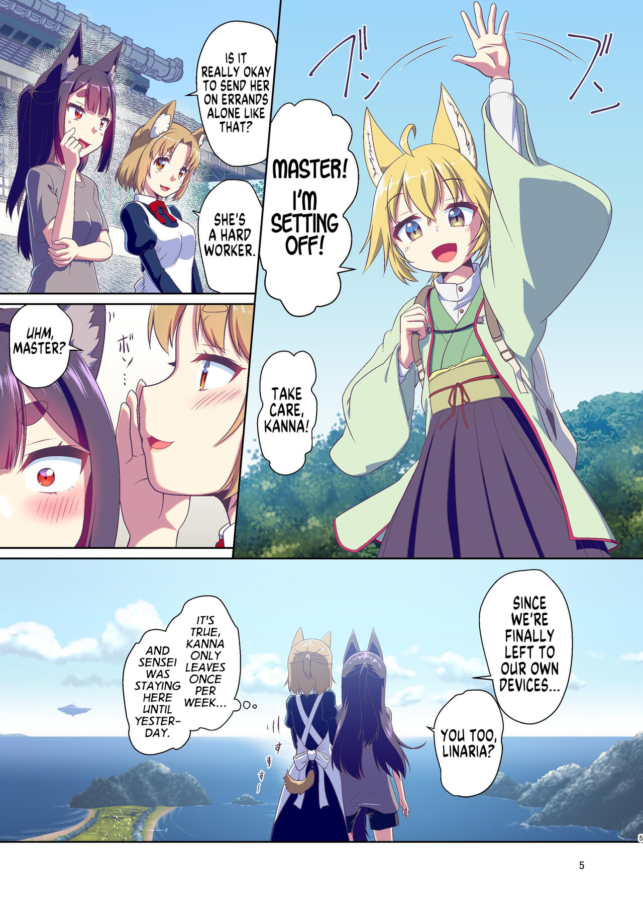 (C102) [Fumotonoya (Fumotono Mikoto)] Me ga Sametara Kemomimi Shoujo ni Natteita Ohanashi 3 | How I Woke Up as a Girl With Animal Ears Pt.3 [English] [GTF] imagen número 5